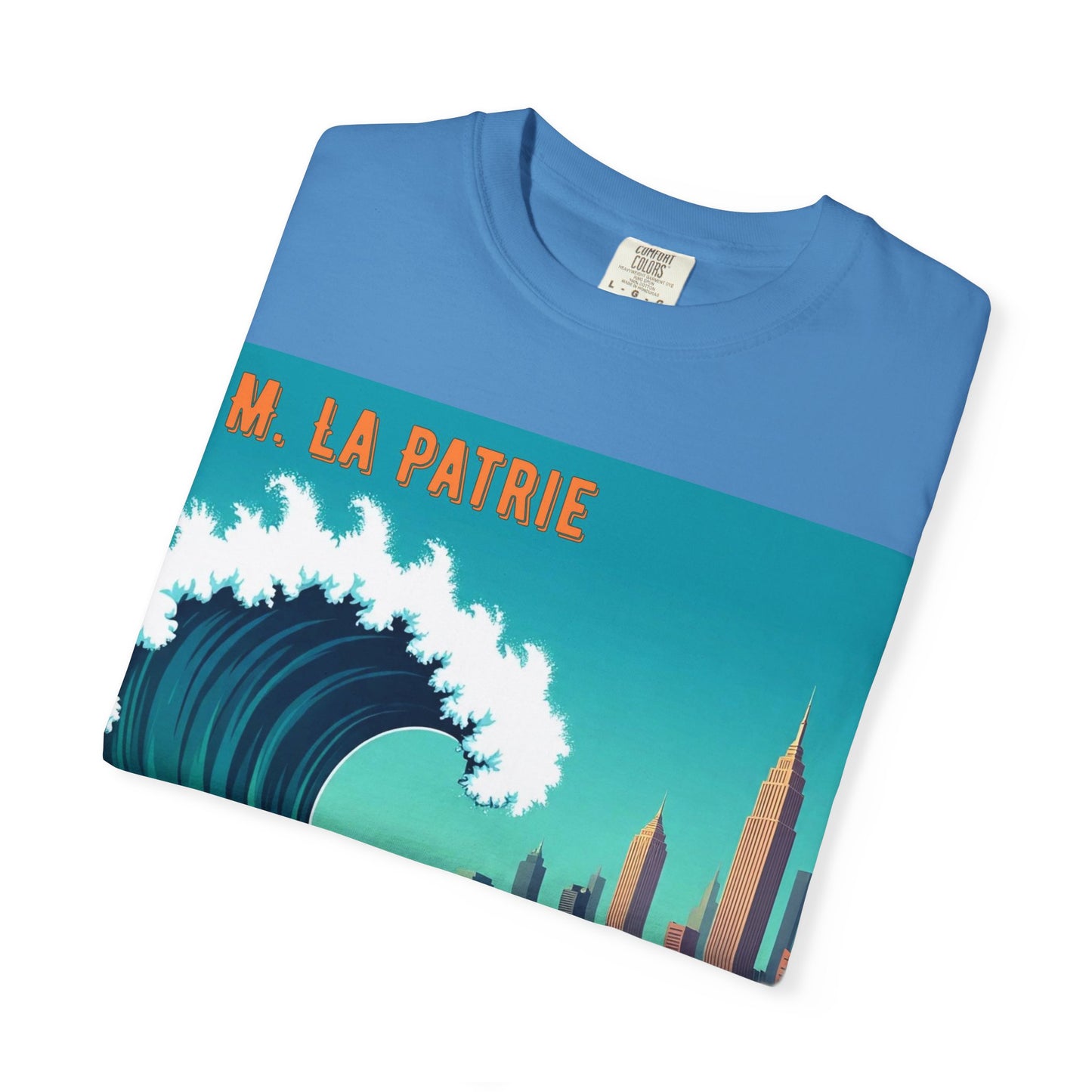'Frapper Le Gros Lot et Perdre Le Contrôle' de M. La Patrie, Ocean Vibes Graphic T-Shirt - Summer Beach Wear, Casual Fashion, Beach Vacation Gift, Relaxed Fit Tee, Cool Graphic Shirt