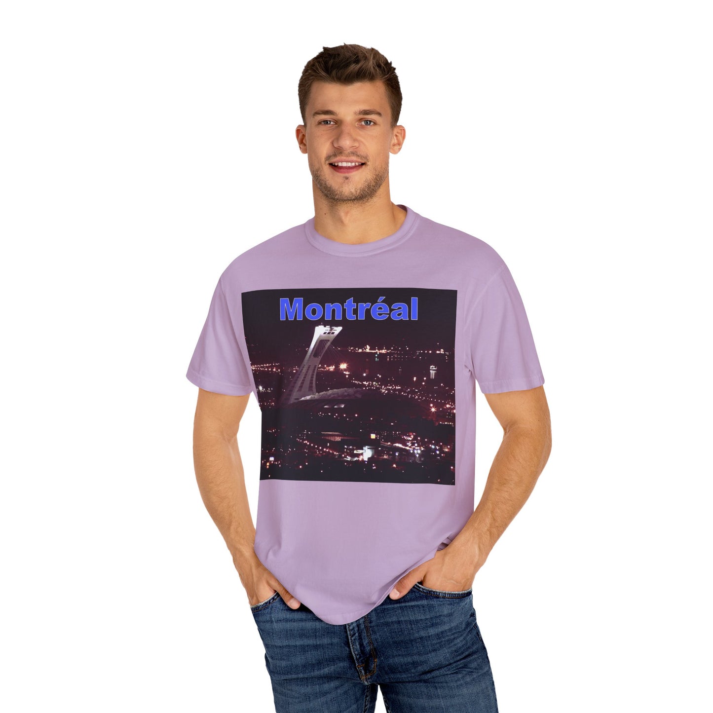 Montreal Night Skyline Unisex T-Shirt, City Love Tee, Travel Shirt, Gift for Her, Vintage Graphic Top