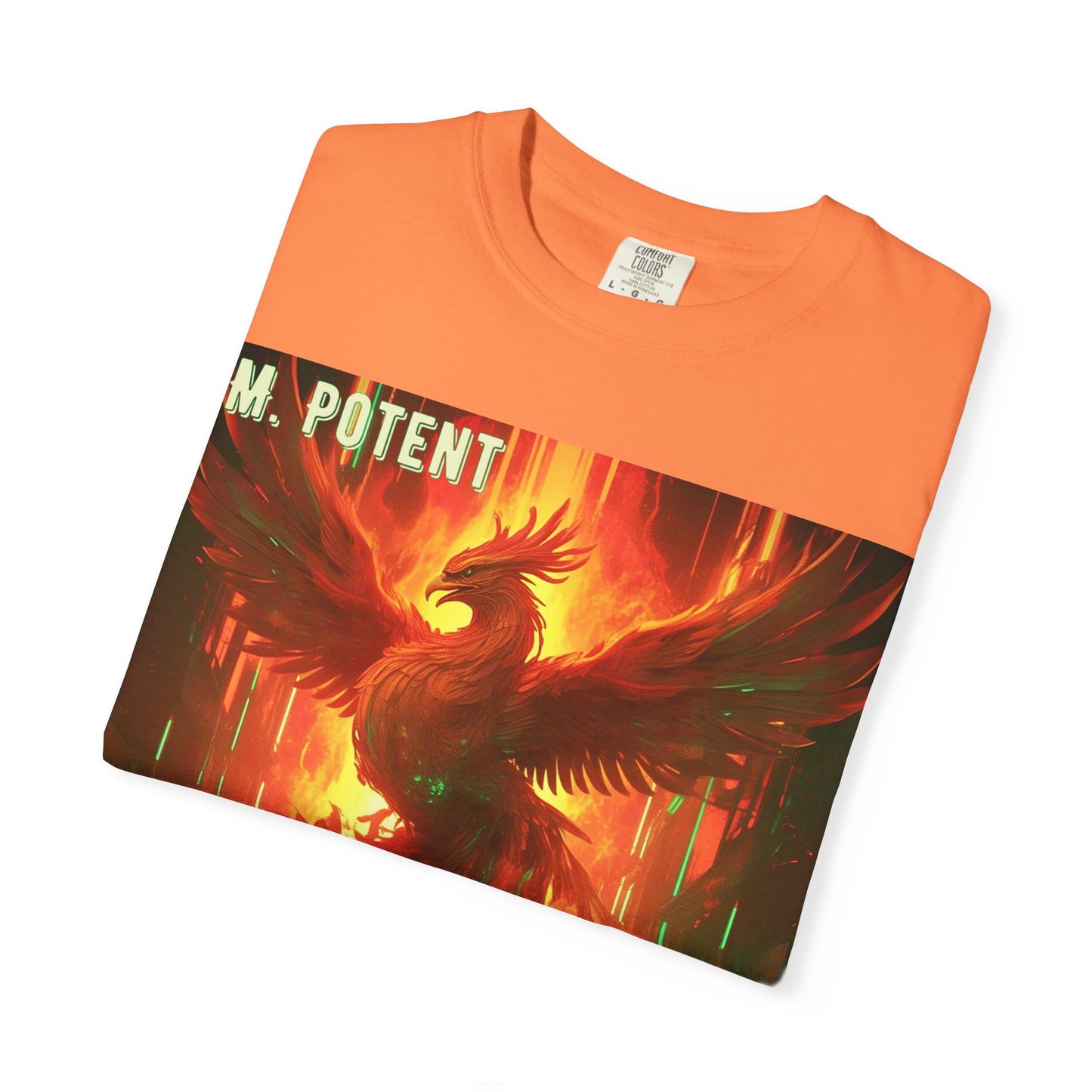 'I'm Rising Up' by M. Potent, Phoenix Rising Unisex T-shirt, Motivational Graphic Tee, Gift for Art Lovers, Inspirational Shirt, Trendy Fashion