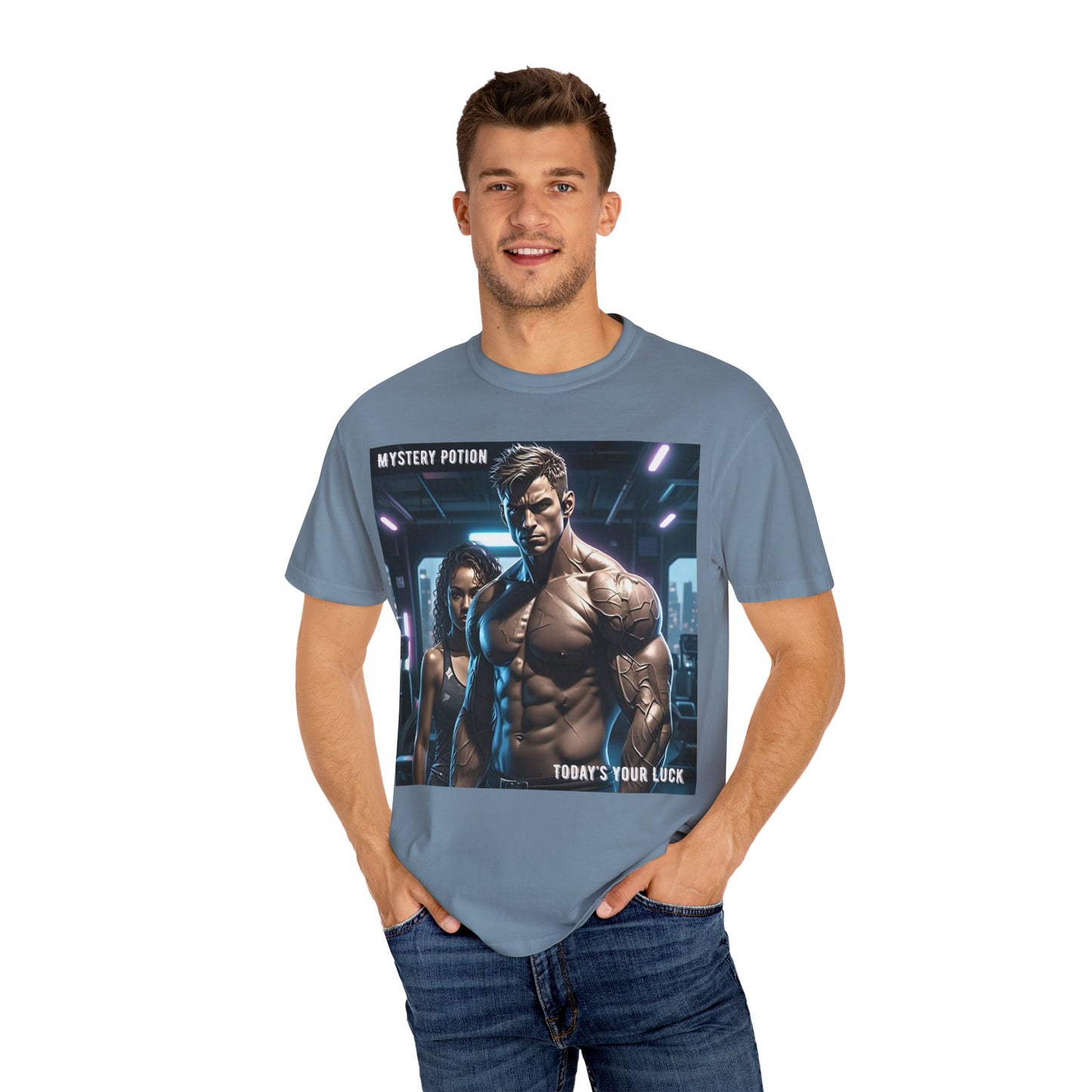 Mystery Potion Graphic T-Shirt - Unisex Casual Wear, Fitness Gift, Trendy Tee, Gamer Apparel, Everyday Style