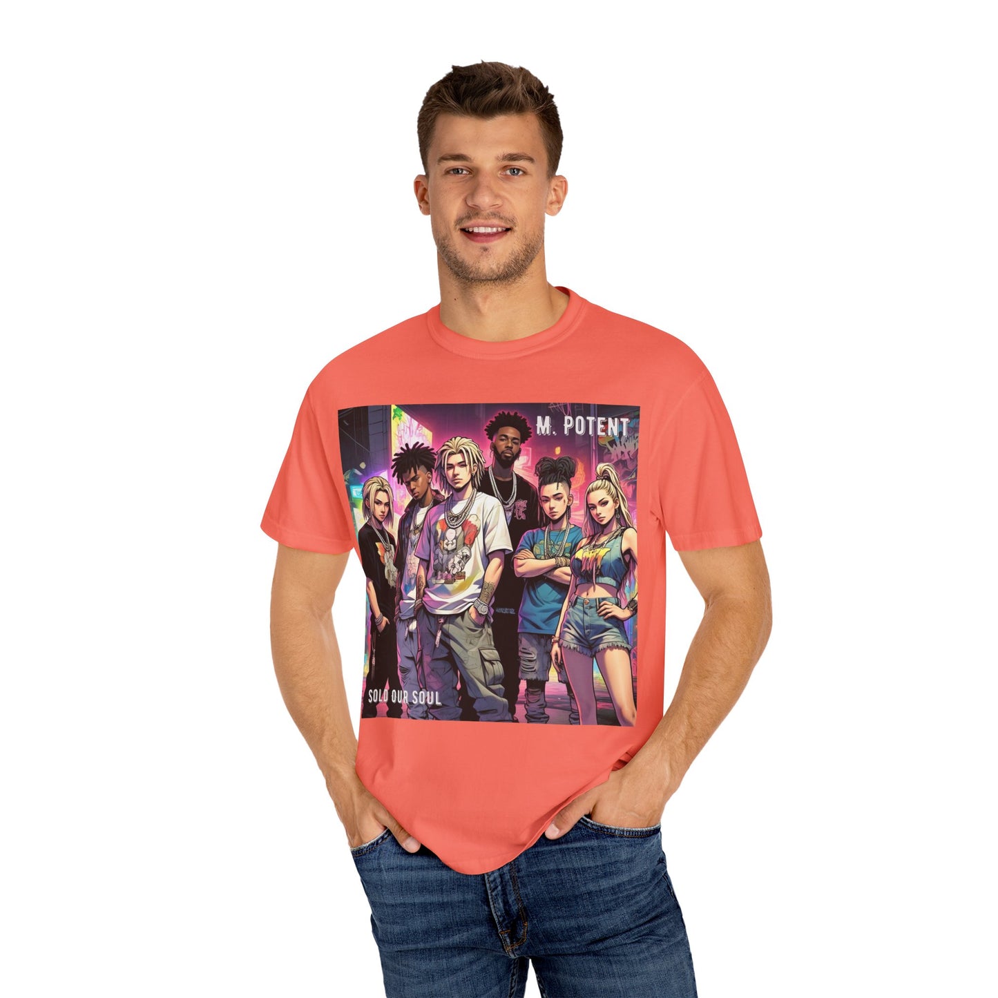 'Sold Our Soul' by M. Potent, Hip Hop Graphic Tee, Streetwear T-Shirt, Unisex Casual Tee, Music-Inspired Shirt, Gifts for Music Lovers, Trendy Fashion Top