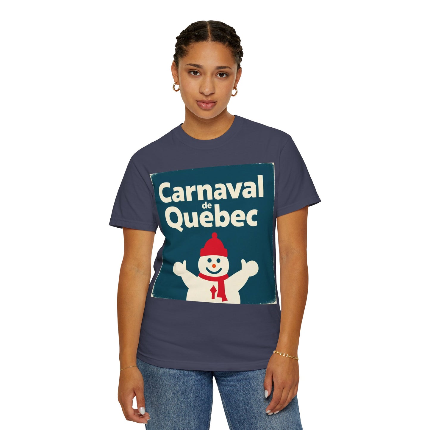Quebec Carnaval Unisex T-Shirt, Winter Festival Tee, Handmade Vacation Souvenir, Holiday Gift Apparel, Quebec Celebration Shirt