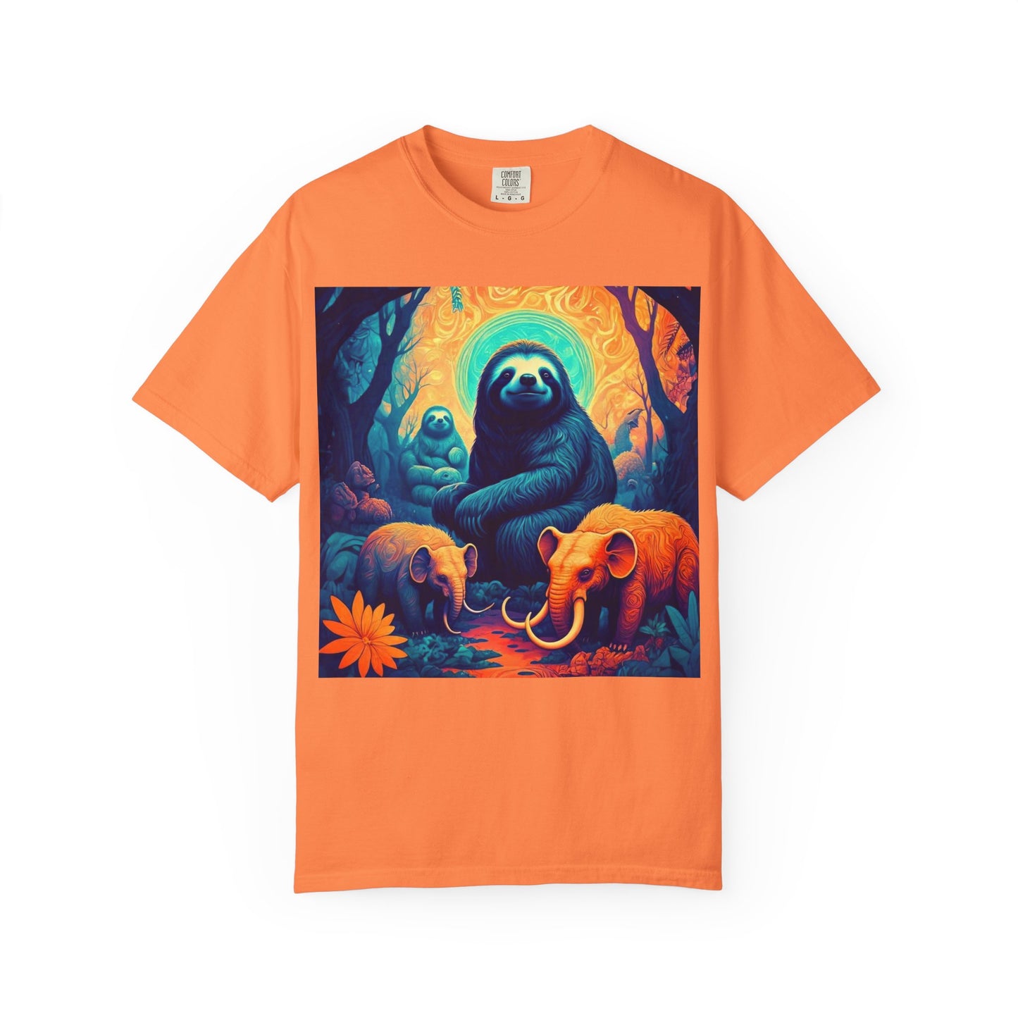 Vibrant Wildlife T-Shirt - Unisex Garment-Dyed Tee, Nature Lover Gift, Animal Art Shirt, Eco-Friendly Fashion, Summer Essentials