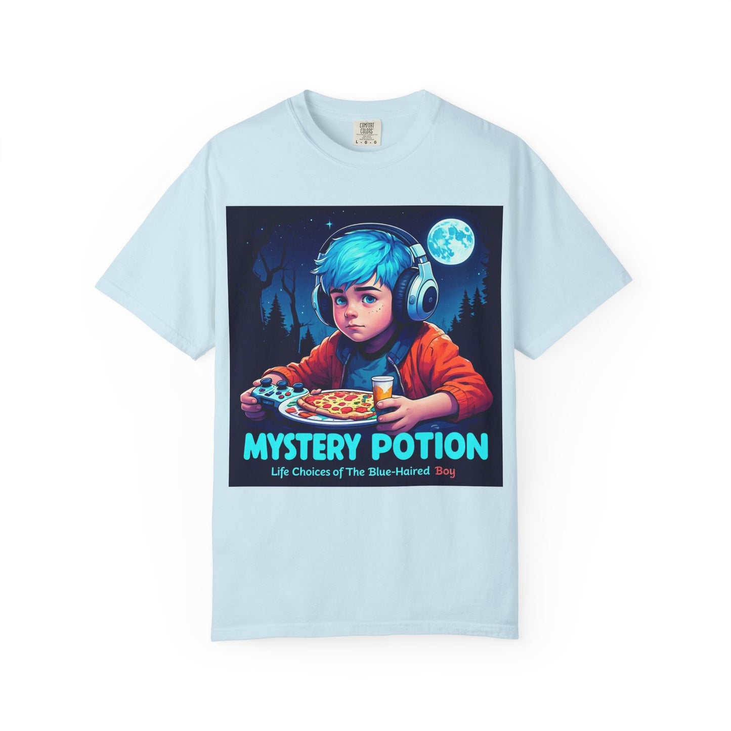 Mystery Potion T-shirt, Gamer Tee, Unisex Graphic Tee, Quirky Gift, Unique Design, Retro Vibe