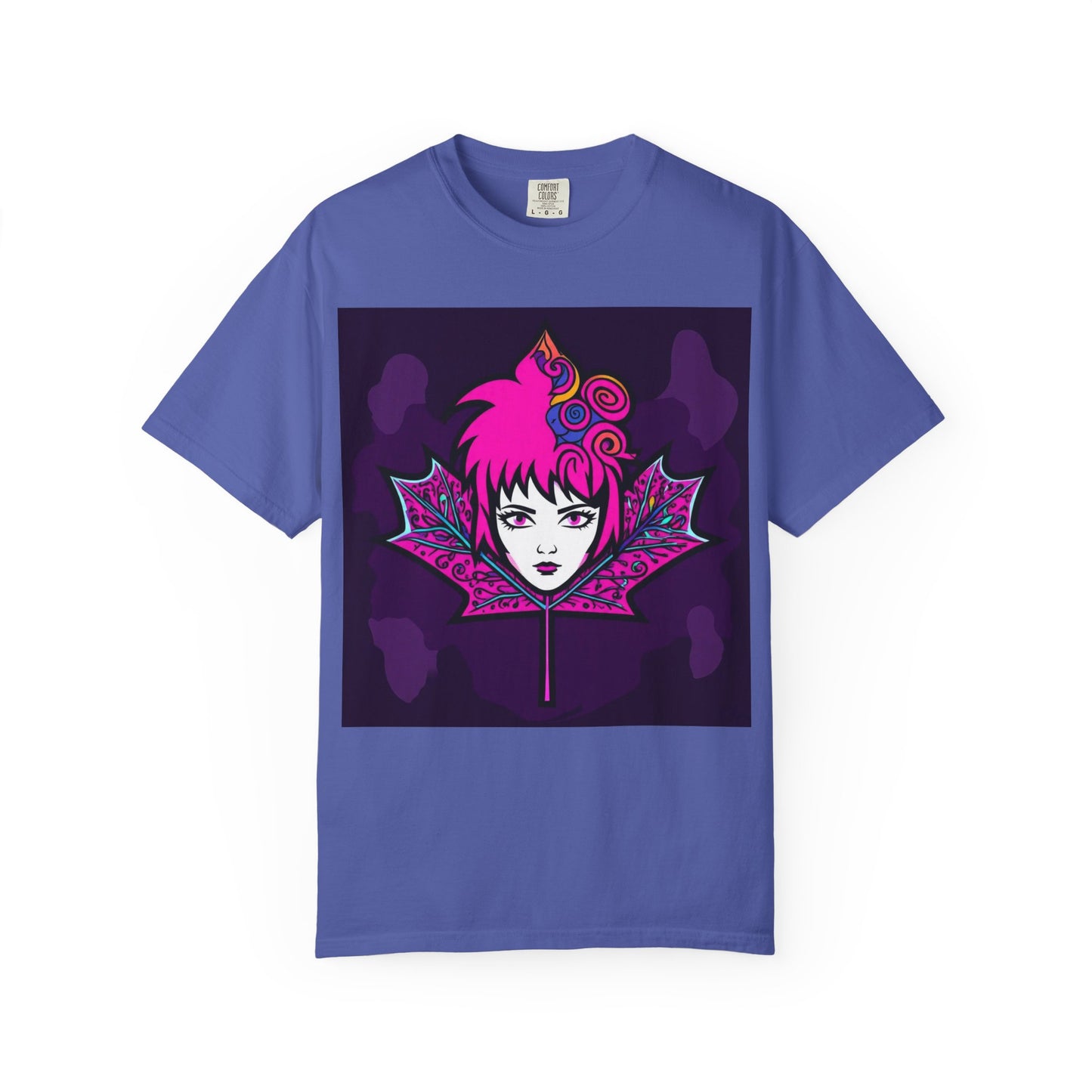Emily The Maple Leaf Vibrant Graphic Tee: Retro Pop Art T-Shirt, Unique Gift, Casual Wear, Festival Fashion, Fun Style, Unisex Apparel