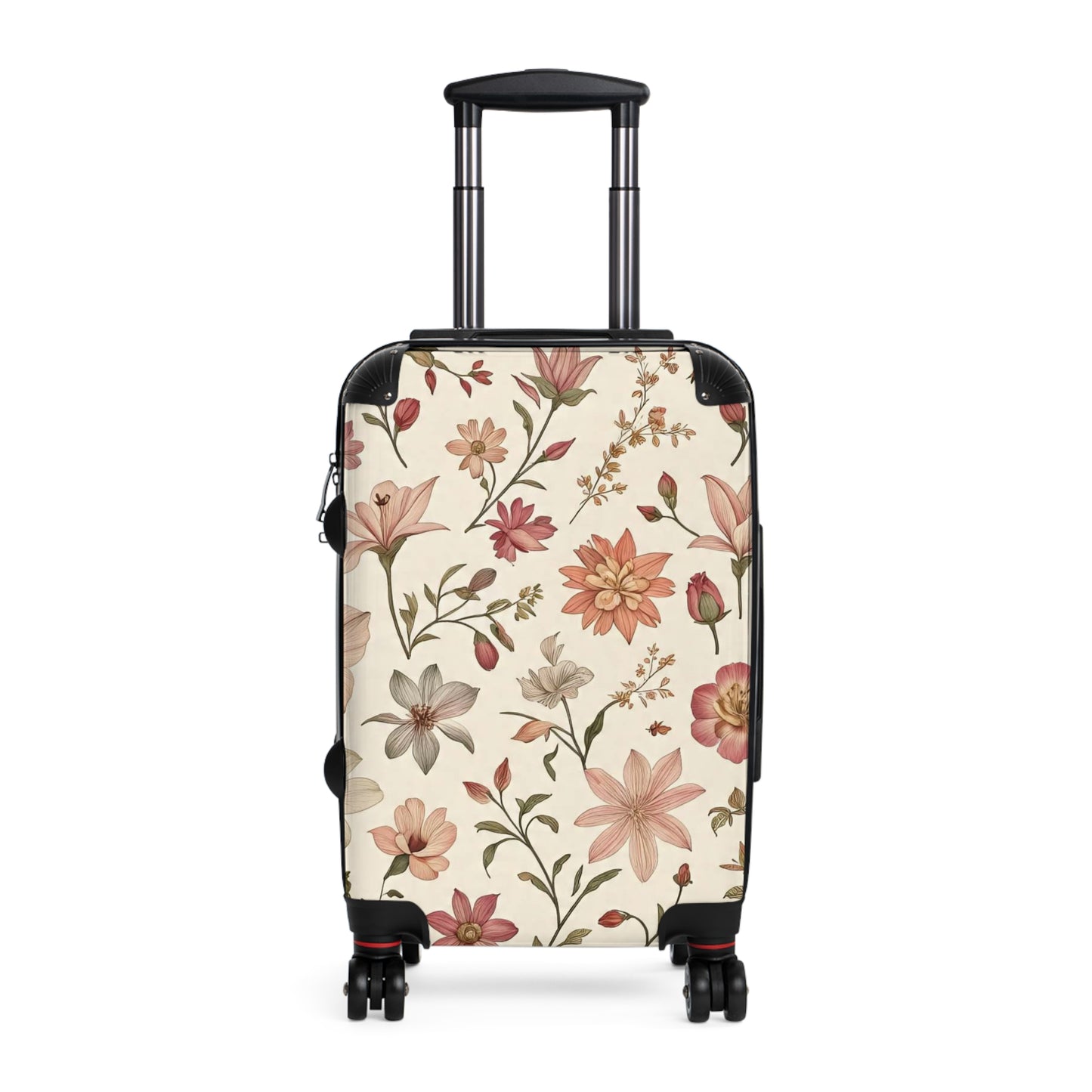 Floral Design Suitcase - Travel Bag, Weekend Getaway Luggage, Vacation Case, Style and Fashion, Gift for Travelers