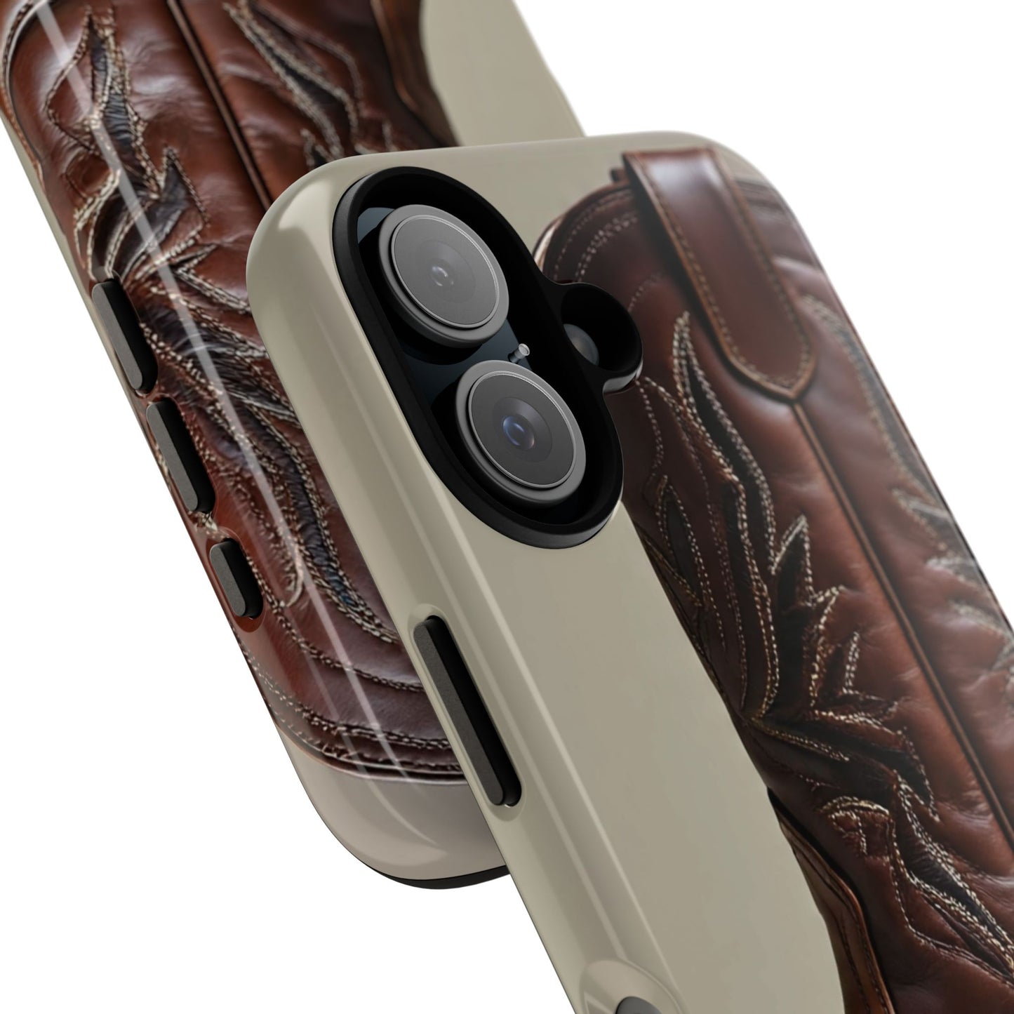 Brown Cowboy Boot Phone Case, Tough Cases, Western Style, Durable Phone Cover, Gift for Cowgirls, Country Music Lovers, Unique Design
