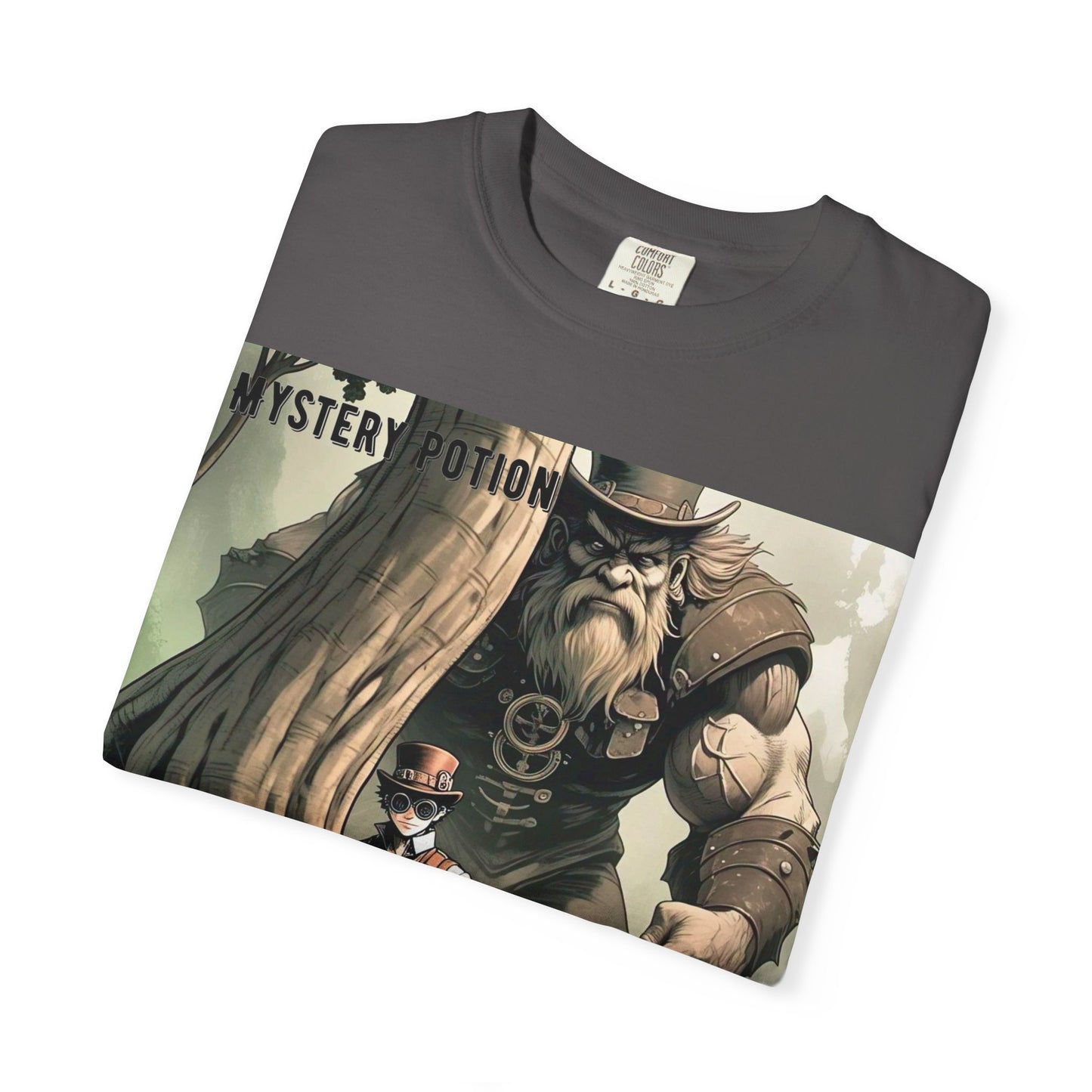 Mystery Potion Adventure T-Shirt, Fantasy Shirt, Unisex Graphic Tee, Gamer Gift, Nature Lover Gift, Cool T-Shirt for Events