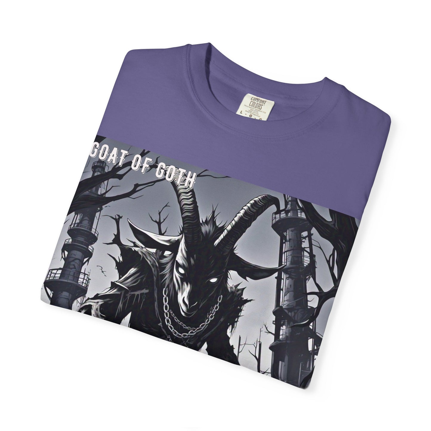 Gothic Graphic T-Shirt, Goat of Goth Tee, Unisex Casual Wear, Alternative Streetwear, Edgy Apparel for Fans, Perfect Gift for Halloween