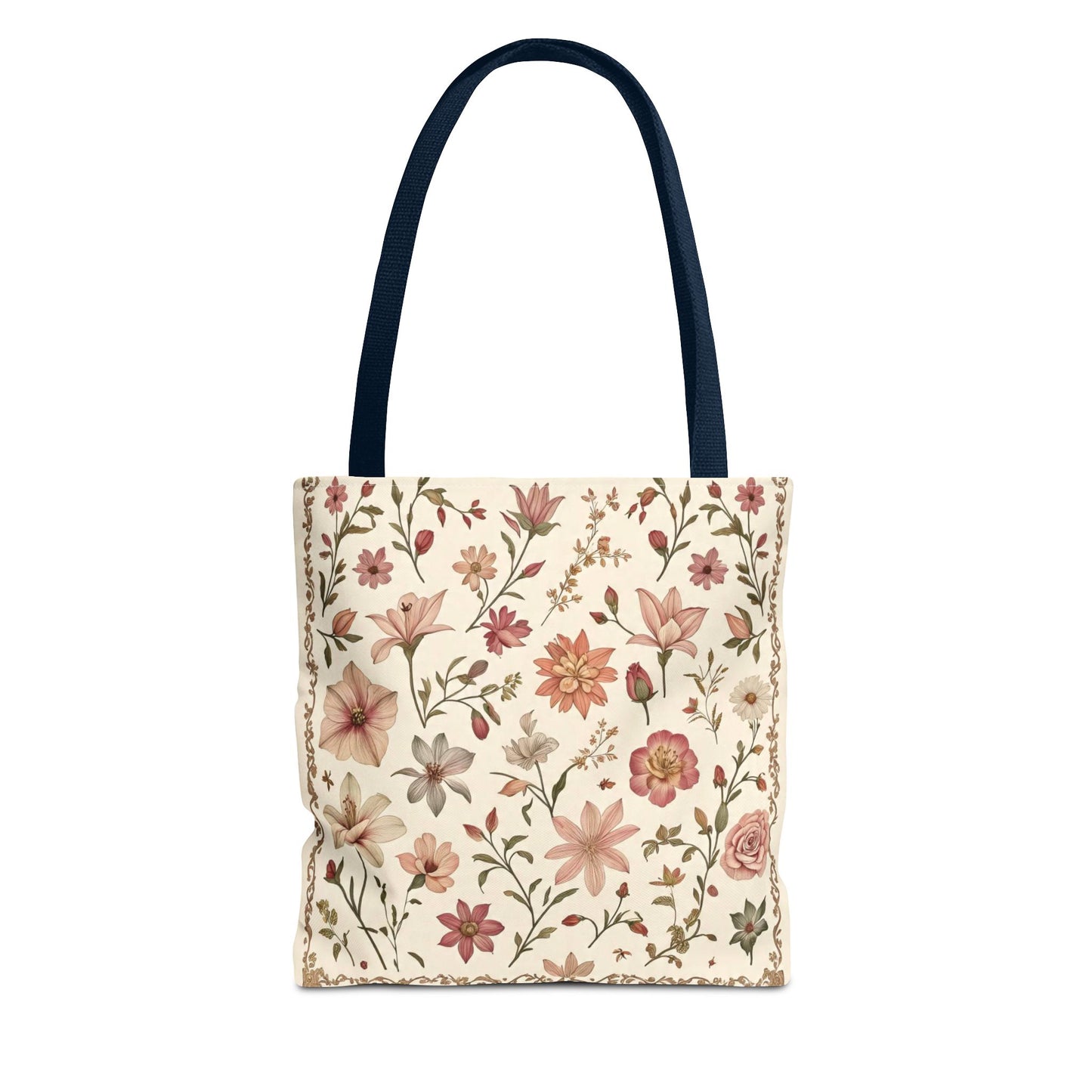 Floral Print Tote Bag - Stylish Everyday Carry, Eco-Friendly Shopping, Gift for Her, Beach Bag, Floral Tote