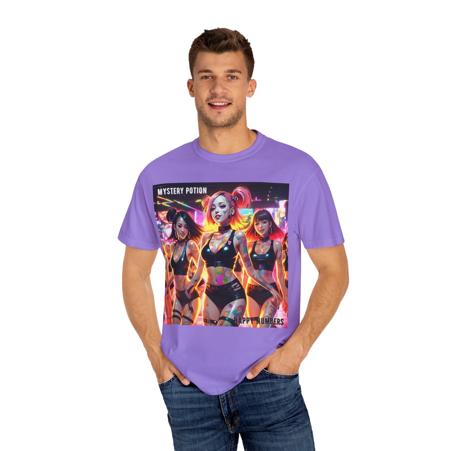 Mystery Potion Unisex T-Shirt, Trendy Graphic Tee for Women, Summer Festival Shirt, Edgy Streetwear, Gifts for Gamers, Cool Casual Wear