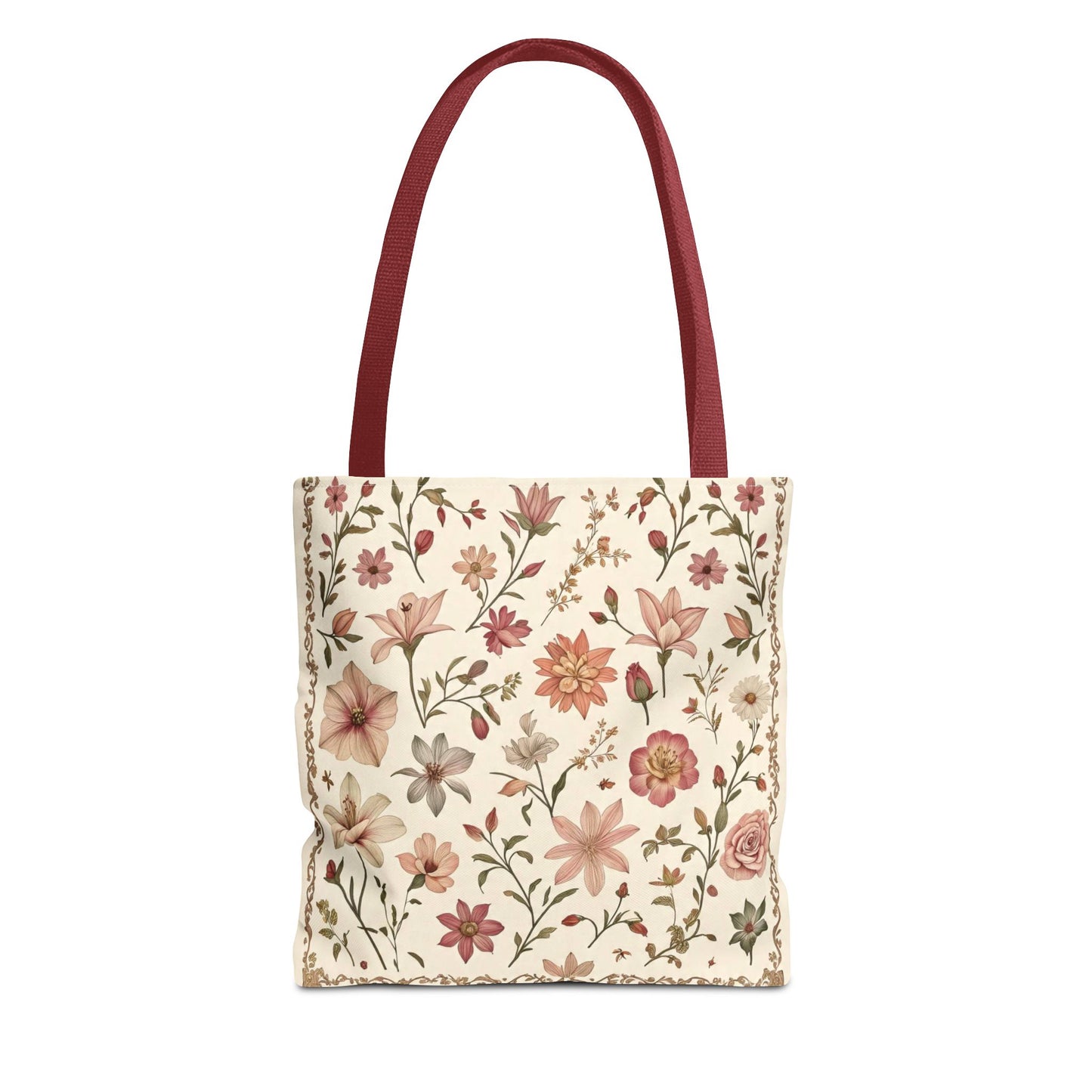 Floral Print Tote Bag - Stylish Everyday Carry, Eco-Friendly Shopping, Gift for Her, Beach Bag, Floral Tote