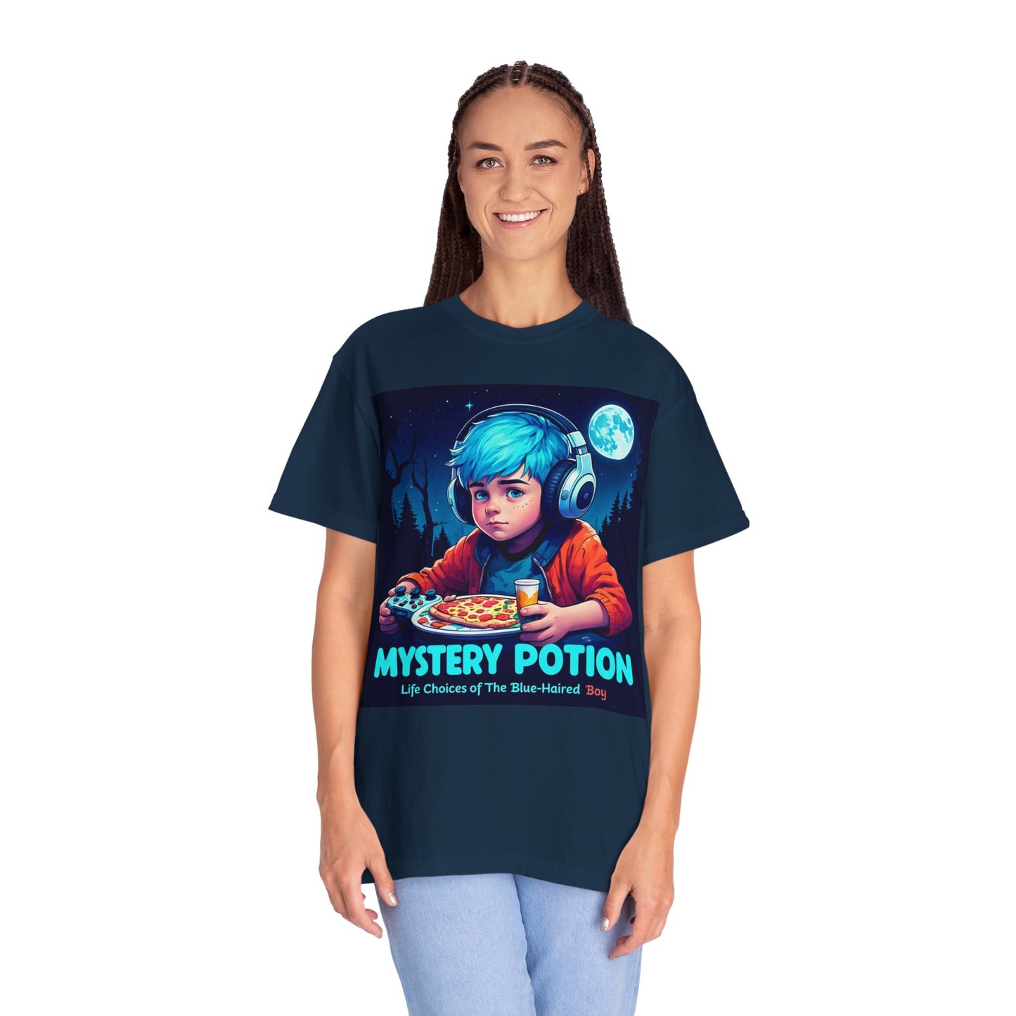 Mystery Potion T-shirt, Gamer Tee, Unisex Graphic Tee, Quirky Gift, Unique Design, Retro Vibe