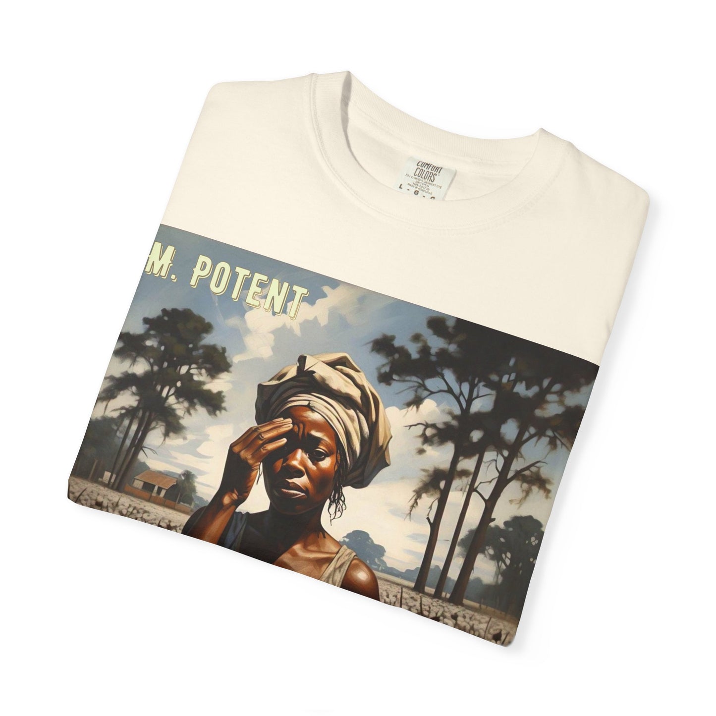 'Ezekiel Saw the Wheel' by M. Potent, Vintage-Inspired Unisex T-Shirt with Artistic Design, Casual Wear, Gift for Art Lovers, Music Events, Everyday Fashion