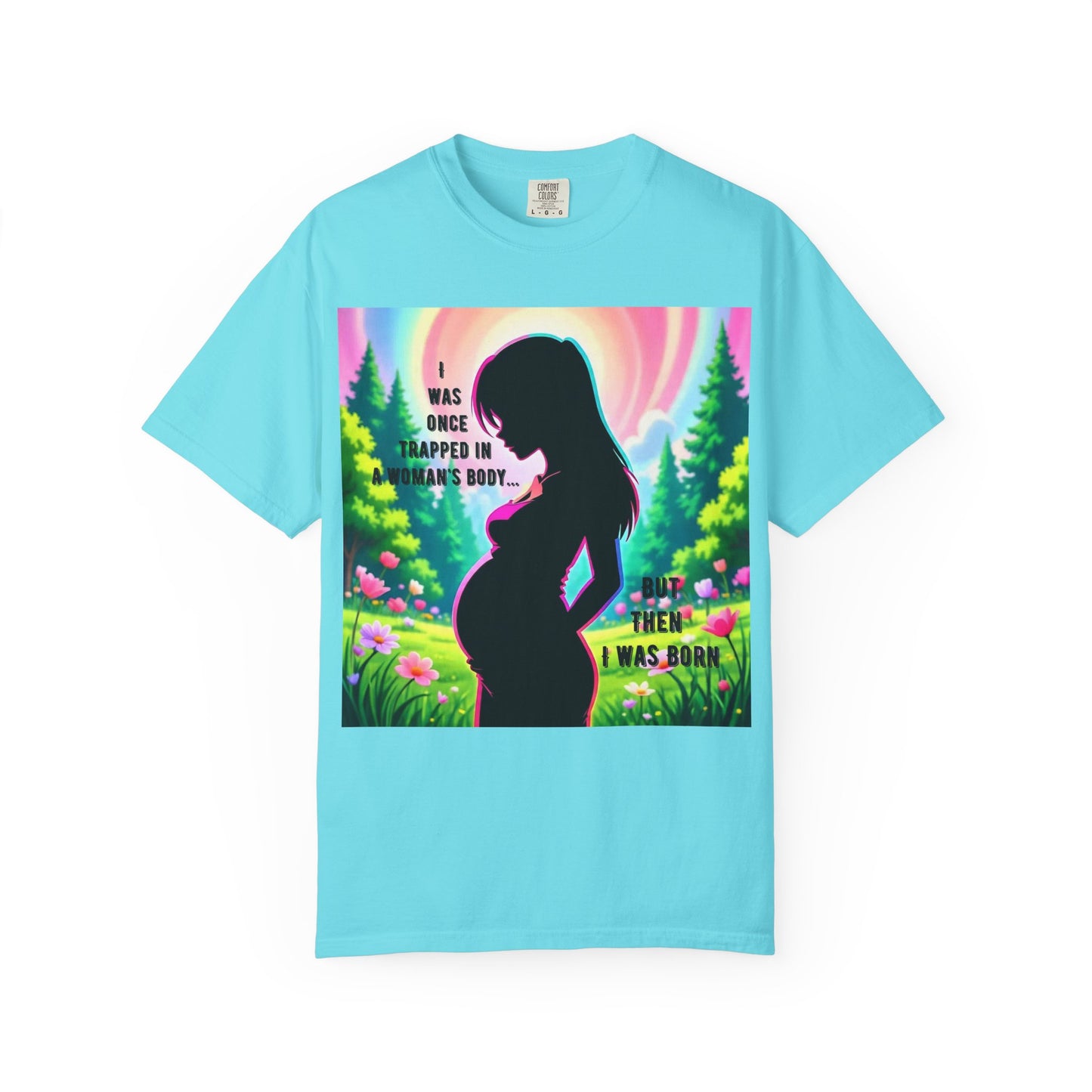 Maternity T-Shirt: I Was Once Trapped in Mom's Body, Pregnancy Gift, Baby Shower Shirt, Unisex Tee for Moms, Expecting Mothers