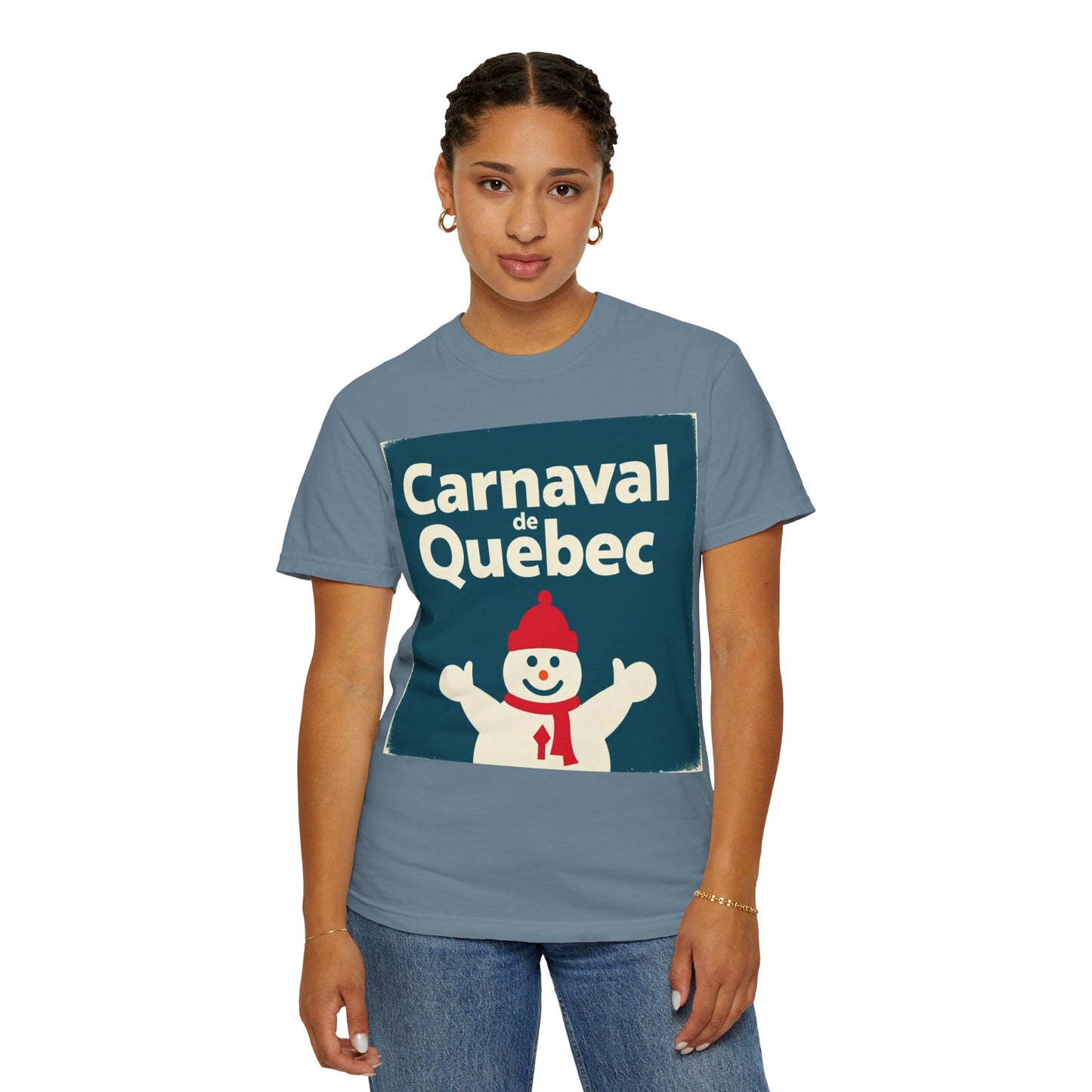 Quebec Carnaval Unisex T-Shirt, Winter Festival Tee, Handmade Vacation Souvenir, Holiday Gift Apparel, Quebec Celebration Shirt