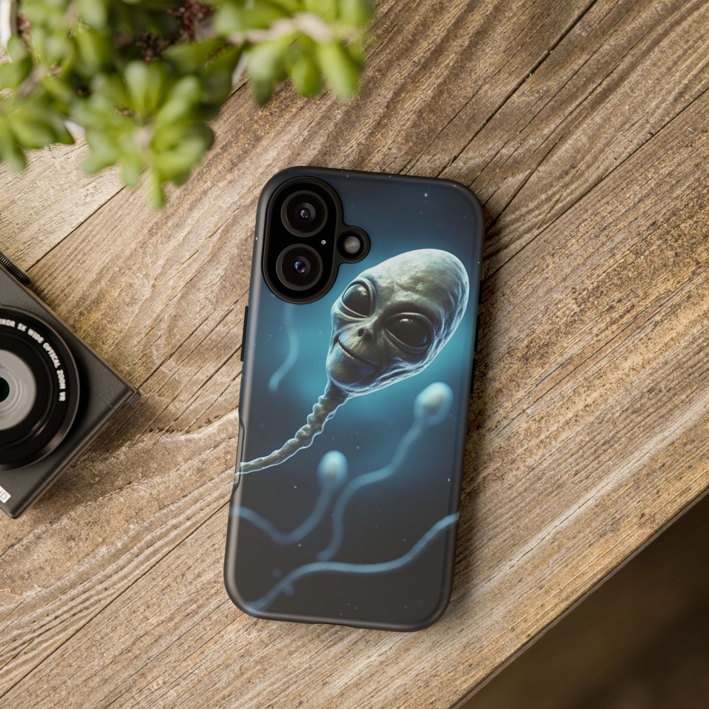 Alien Themed Phone Case | Tough Cases | Cool Phone Cover, Gifts for Sci-Fi Lovers, Unique Phone Accessories, Space Aesthetic