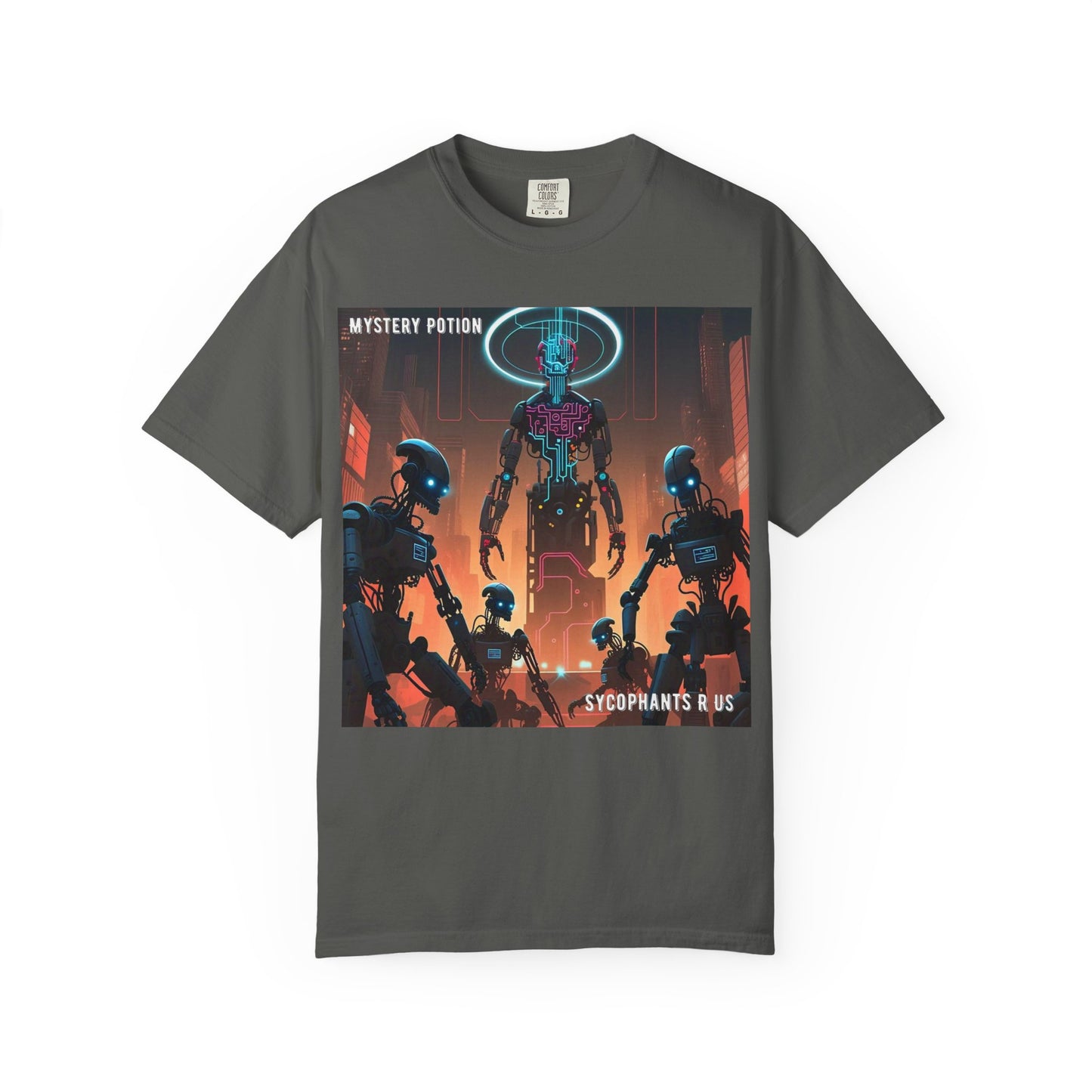 Retro Sci-Fi Graphic T-Shirt, Unisex Casual Tee, Cyberpunk Art Shirt, Gift for Nerds, Vintage Style Tee
