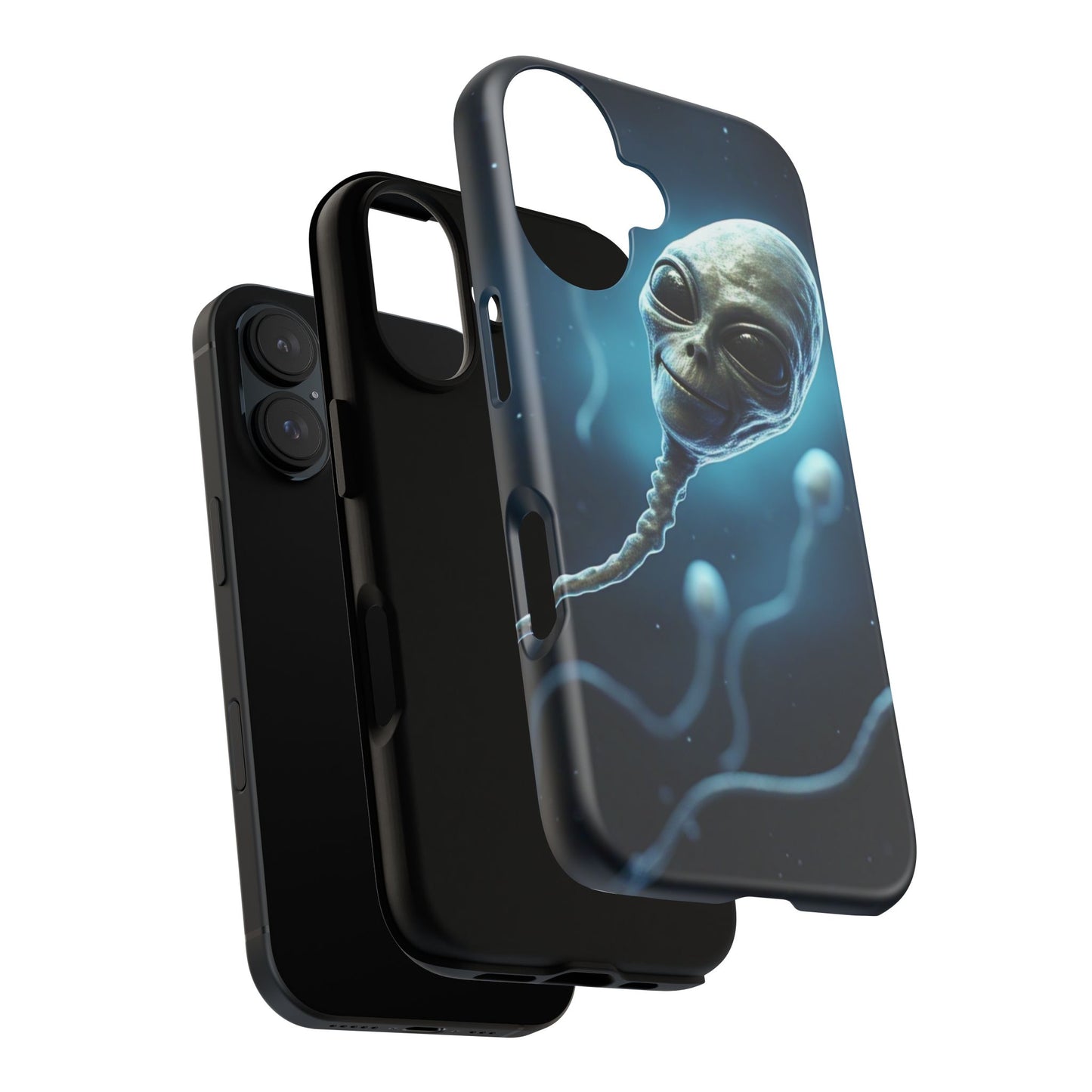 Alien Themed Phone Case | Tough Cases | Cool Phone Cover, Gifts for Sci-Fi Lovers, Unique Phone Accessories, Space Aesthetic