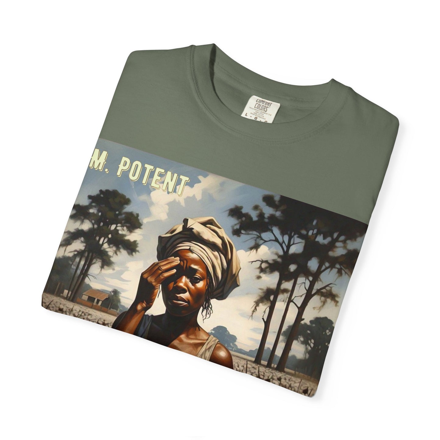 'Ezekiel Saw the Wheel' by M. Potent, Vintage-Inspired Unisex T-Shirt with Artistic Design, Casual Wear, Gift for Art Lovers, Music Events, Everyday Fashion
