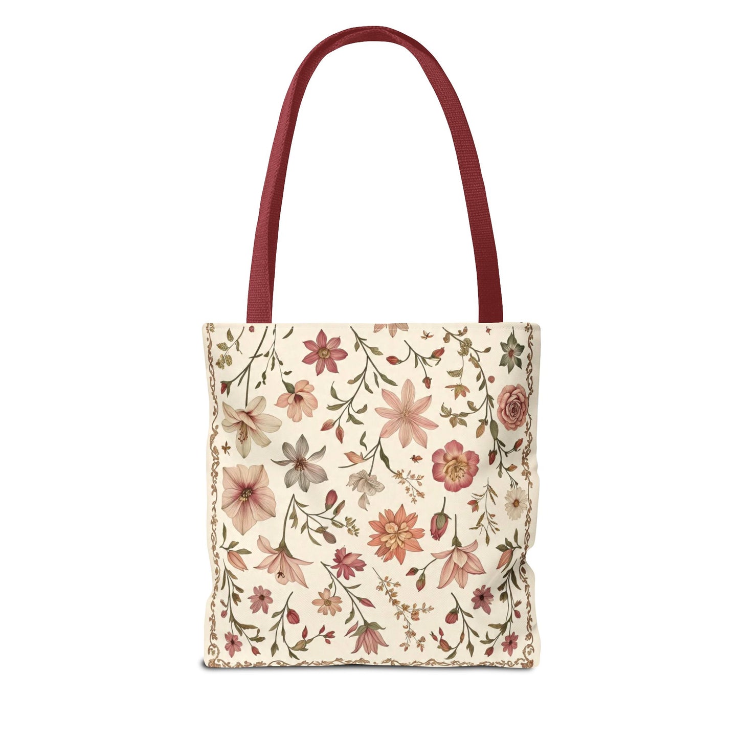 Floral Print Tote Bag - Stylish Everyday Carry, Eco-Friendly Shopping, Gift for Her, Beach Bag, Floral Tote