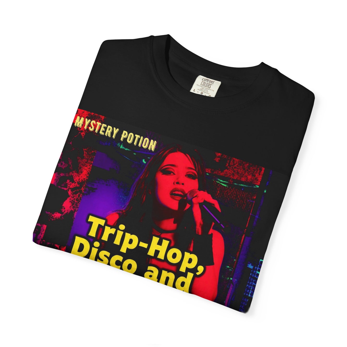 Trip Hop, Disco and Metal! Oh, What a Rush Vibrant Music-Themed Unisex T-shirt | Perfect Gift for Music Lovers, Concert Attendees, Band Merch, Festival Apparel, and Casual Wear