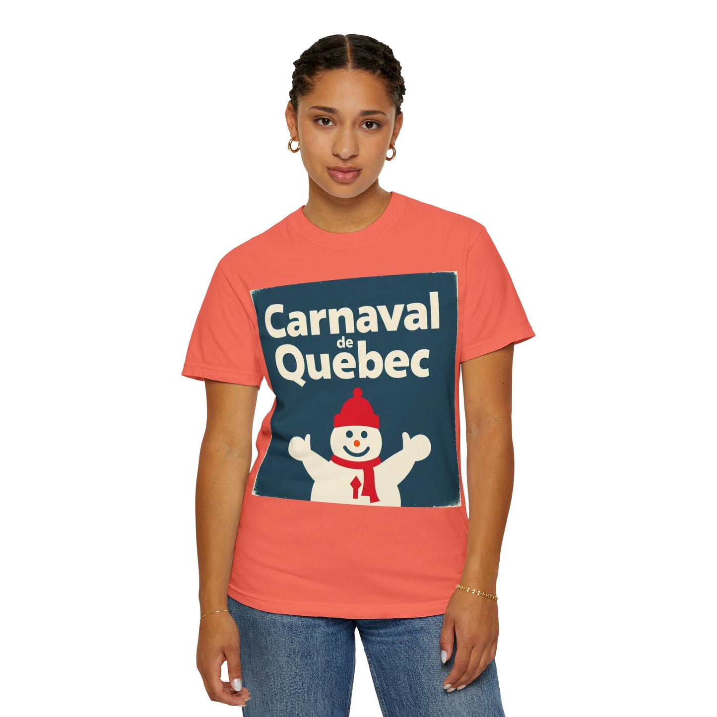 Quebec Carnaval Unisex T-Shirt, Winter Festival Tee, Handmade Vacation Souvenir, Holiday Gift Apparel, Quebec Celebration Shirt