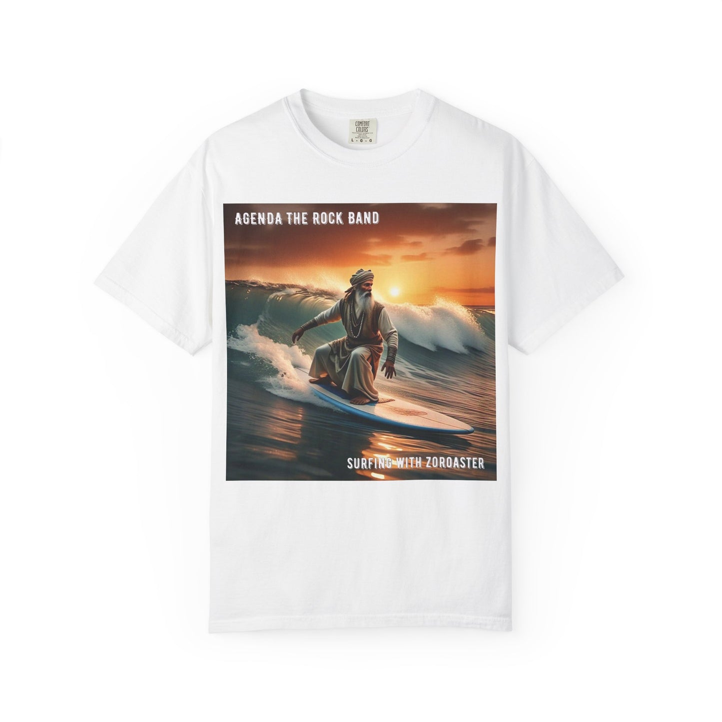 Surfing Rock Band T-Shirt, Unisex Vintage Tee, Casual Summer Wear, Perfect for Music Lovers, Beach Days, Concerts
