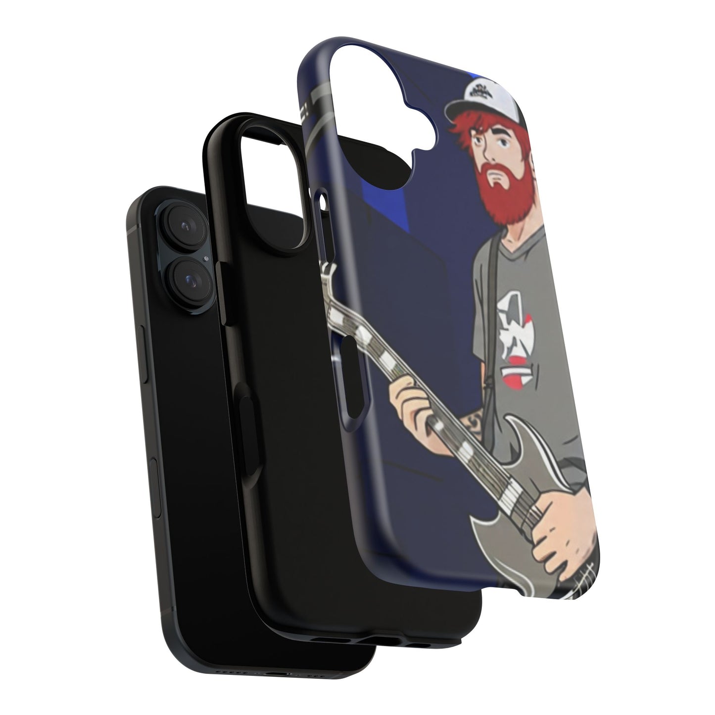 Guitarist Phone Case - Tough Cases for Music Lovers, Rock Bands, Gifts for Musicians, Unique Phone Covers, Personalized Accessories