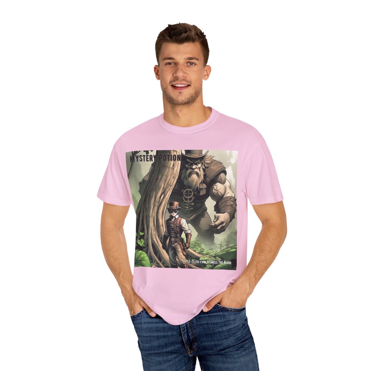 Mystery Potion Adventure T-Shirt, Fantasy Shirt, Unisex Graphic Tee, Gamer Gift, Nature Lover Gift, Cool T-Shirt for Events