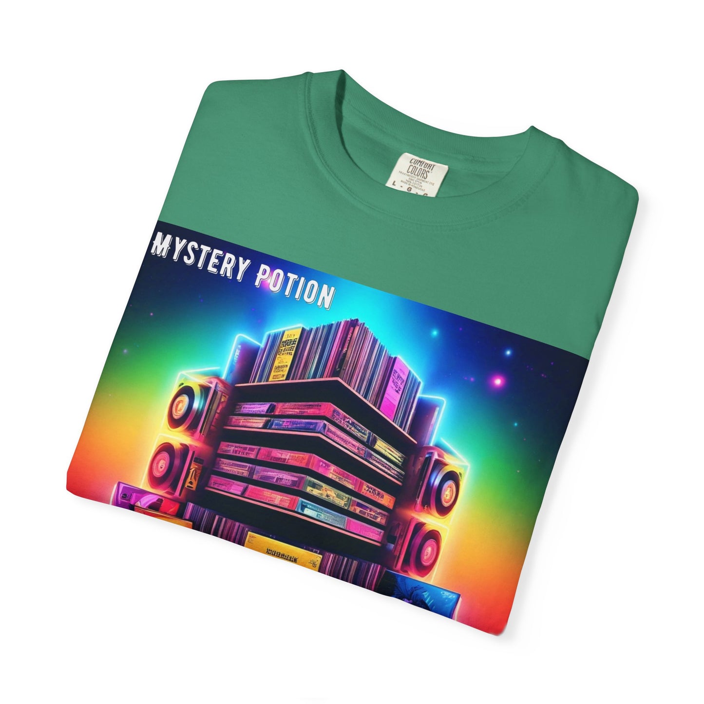 Lost In Time Vintage Vibe T-Shirt - Mystery Potion Graphic Tee, Unisex Casual Wear, Retro Music Lovers, Festival Apparel, Gift Idea