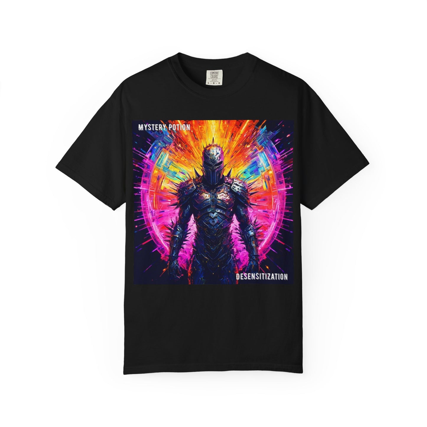 Desensitization by Mystery Potion T-Shirt, Psychedelic Graphic Tee, Unisex Streetwear, Gift for Gamers, Festival Outfit, Casual Style
