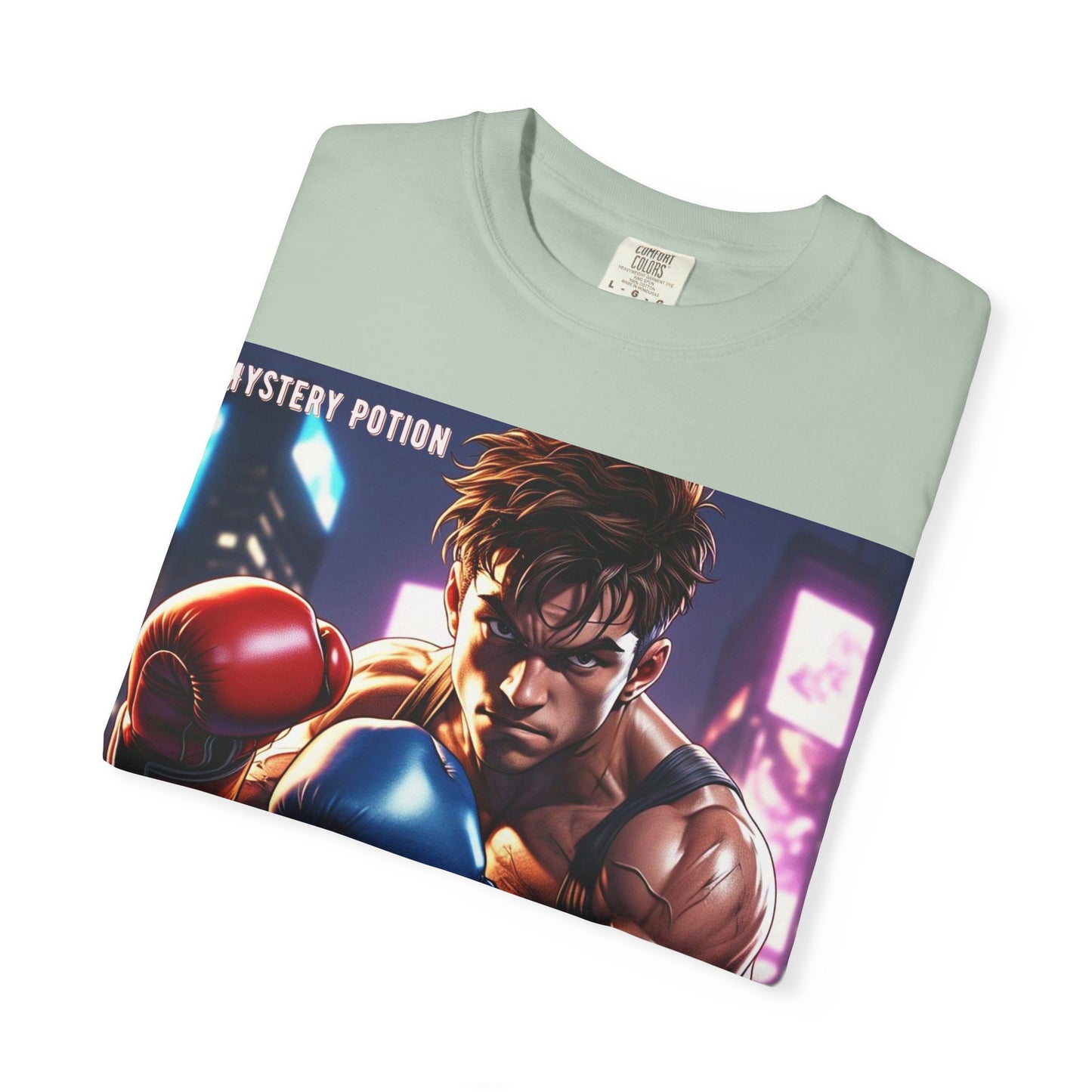 'One Ton Punch' by Mystery Potion, Boxer T-Shirt, Unisex Graphic Tee, Gift for Gamers, Vintage Style Shirt, Cool Casual Wear, Streetwear Fashion