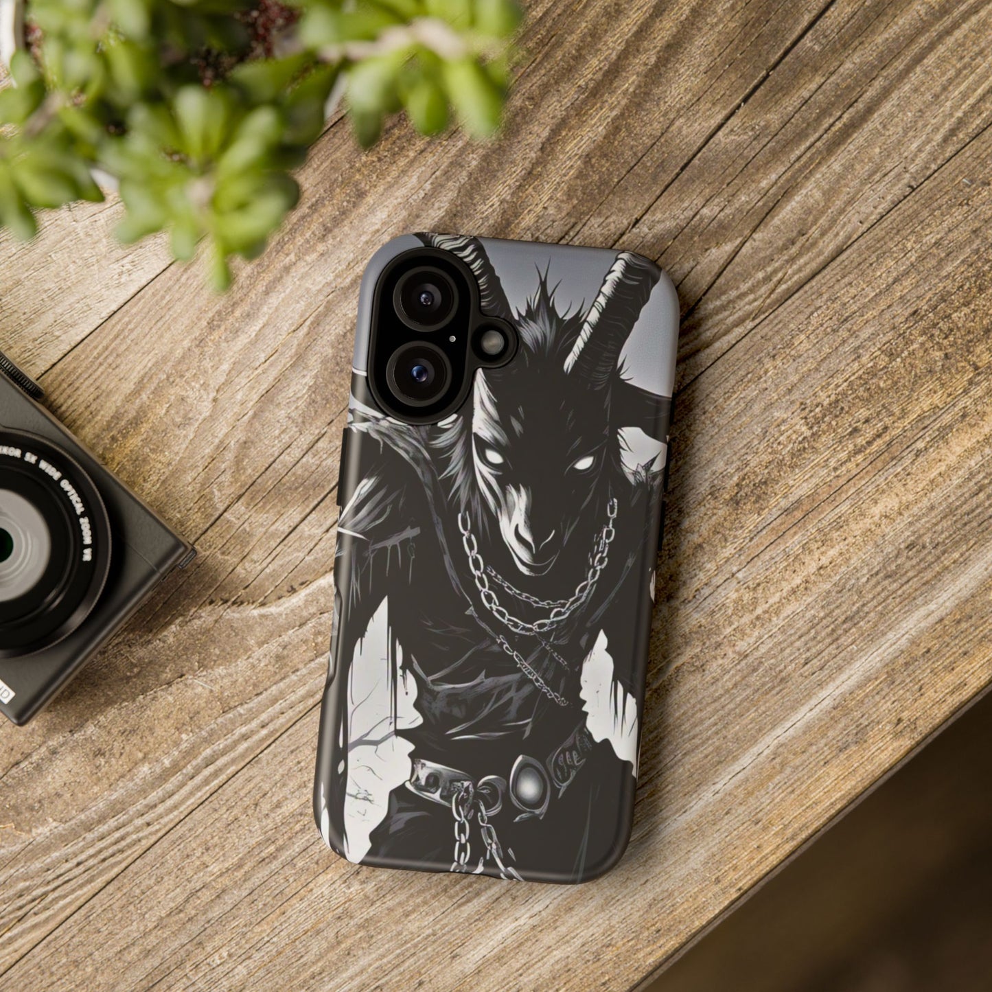 GOAT of Goth Tough Cases - Unique Artistic Phone Case, Dark Fantasy Style, Gift Idea for Gamers, Protection & Style for Everyday Use, Phone Accessory