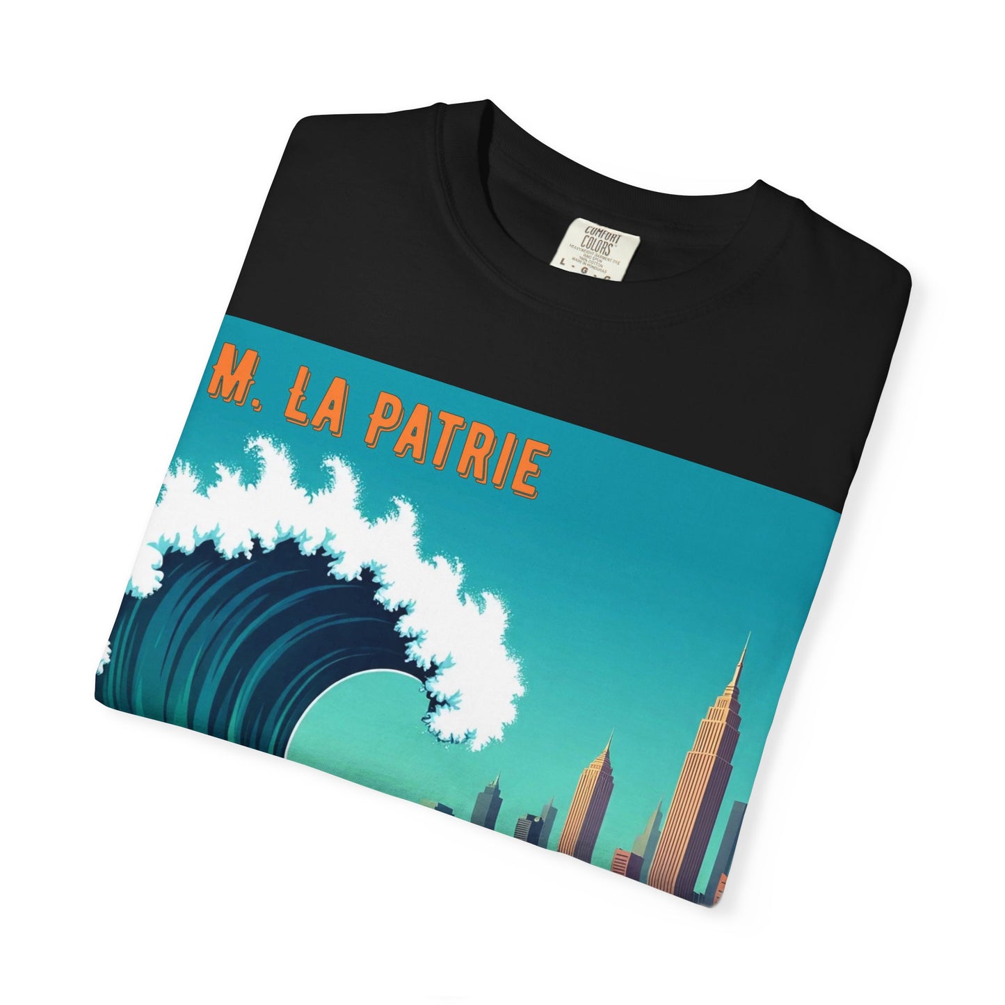 'Frapper Le Gros Lot et Perdre Le Contrôle' de M. La Patrie, Ocean Vibes Graphic T-Shirt - Summer Beach Wear, Casual Fashion, Beach Vacation Gift, Relaxed Fit Tee, Cool Graphic Shirt