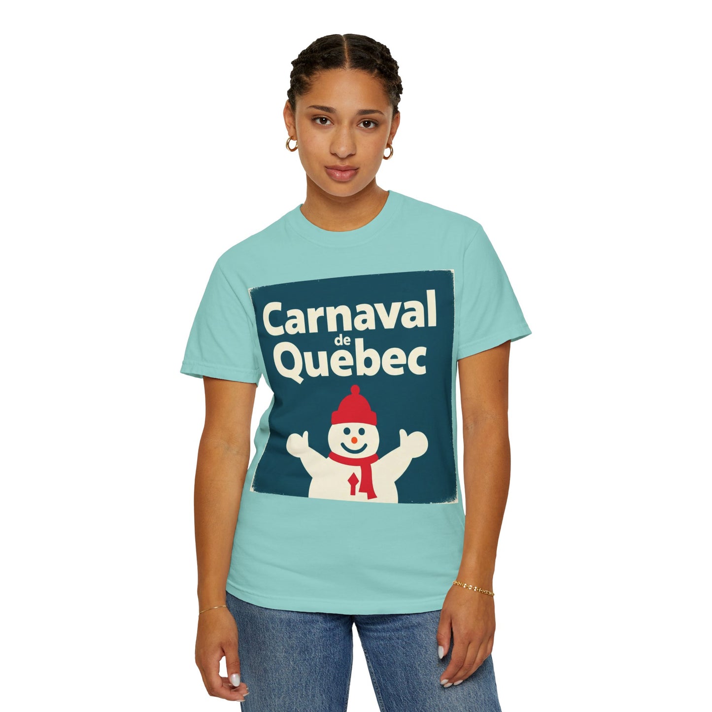 Quebec Carnaval Unisex T-Shirt, Winter Festival Tee, Handmade Vacation Souvenir, Holiday Gift Apparel, Quebec Celebration Shirt