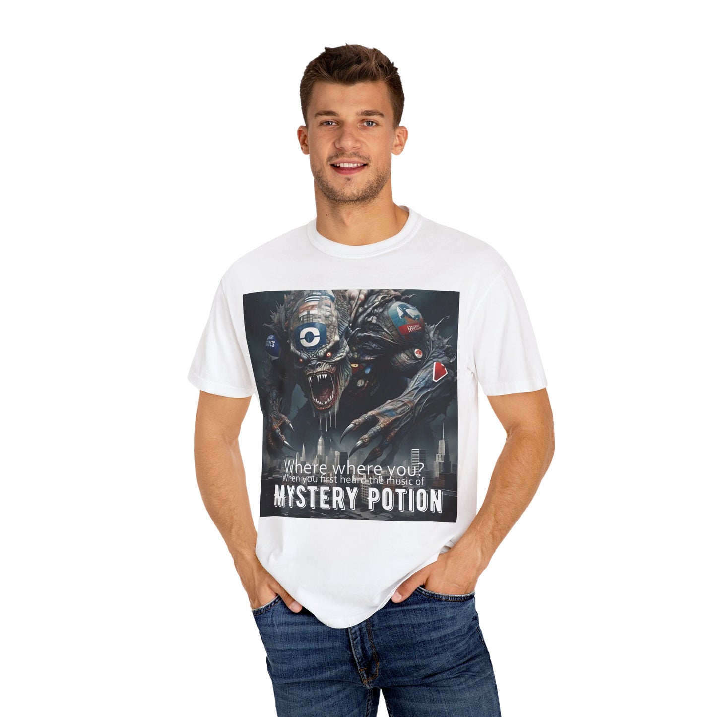 'Where were You When You First Heard Mystery Potion?' Unisex T-shirt - Spooky Graphic Tee for Halloween, Unisex Gift, Casual Wear, Festival Apparel