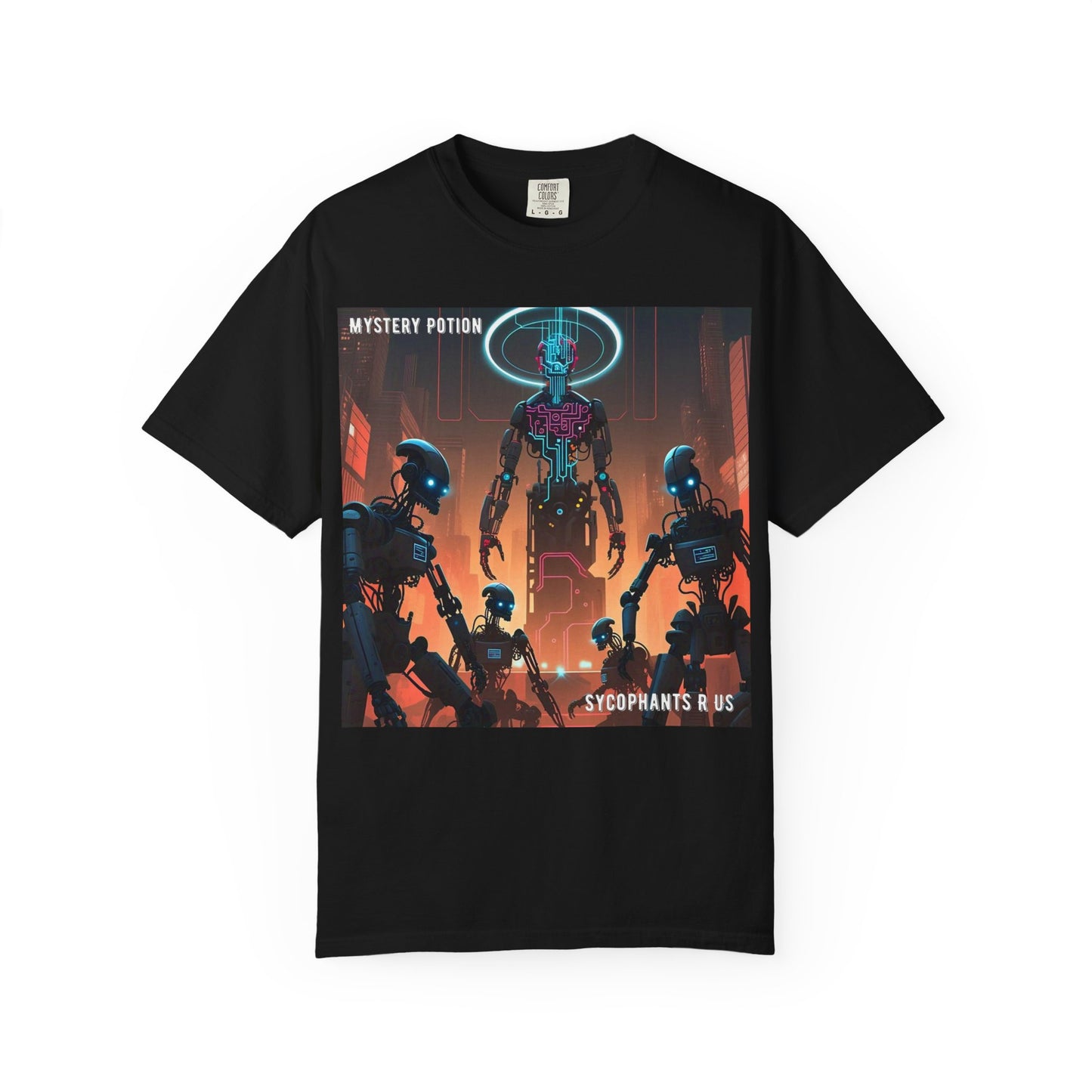 Retro Sci-Fi Graphic T-Shirt, Unisex Casual Tee, Cyberpunk Art Shirt, Gift for Nerds, Vintage Style Tee