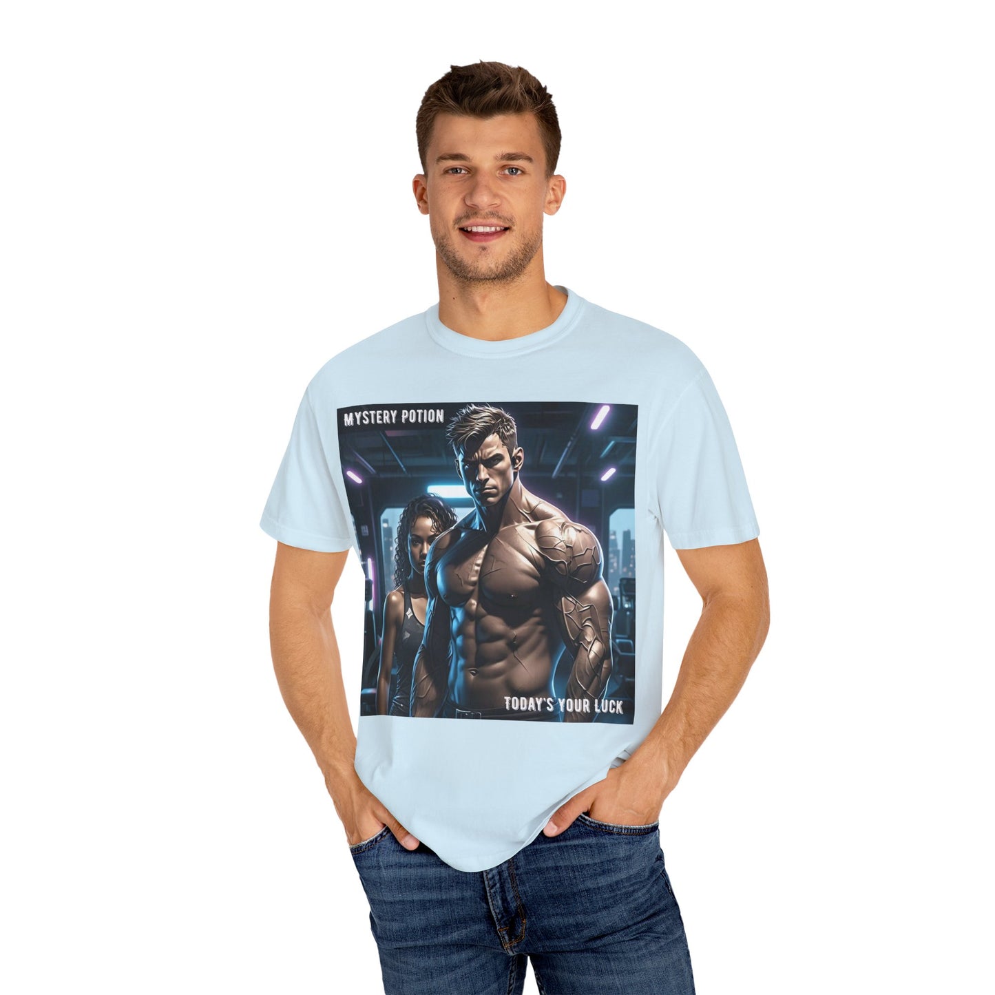 Mystery Potion Graphic T-Shirt - Unisex Casual Wear, Fitness Gift, Trendy Tee, Gamer Apparel, Everyday Style