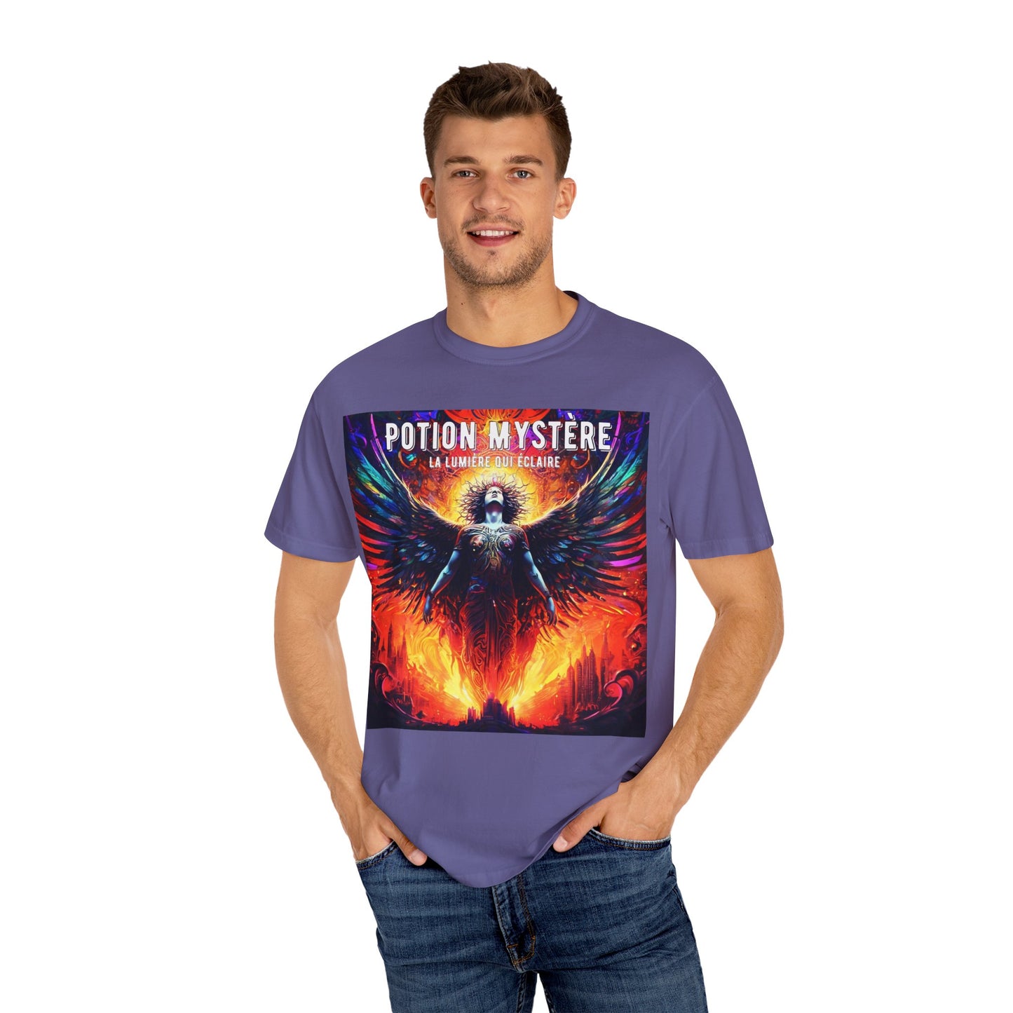 Mystical Graphic Tee - Potion Mystere Unisex T-Shirt, Boho Fashion, Festival Wear, Witchy Style, Gift for Occult Lovers