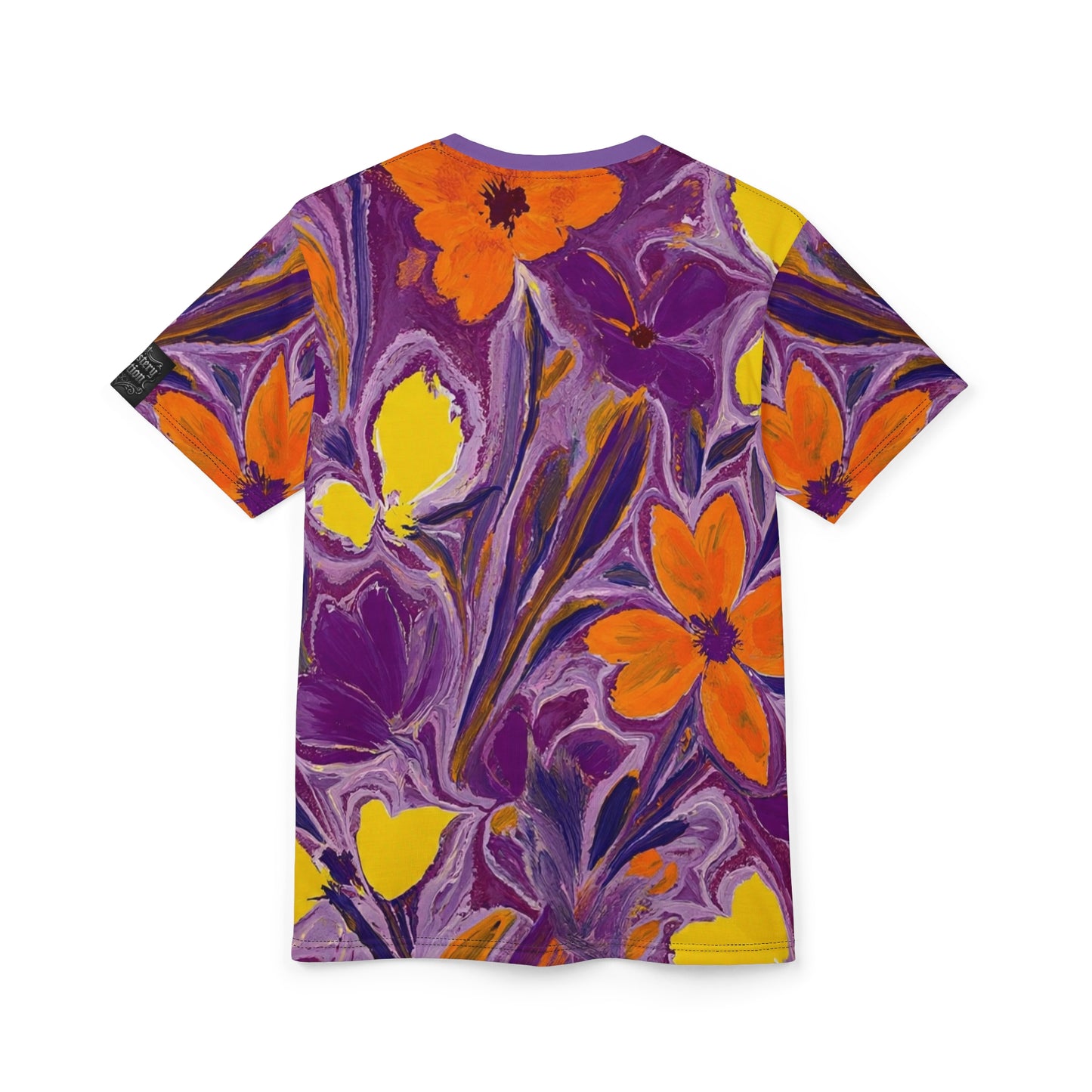 Floral Art Unisex Tee, Vibrant Colorful Shirt, AOP T-Shirt, Summer Fashion, Gift for Her, Casual Wear
