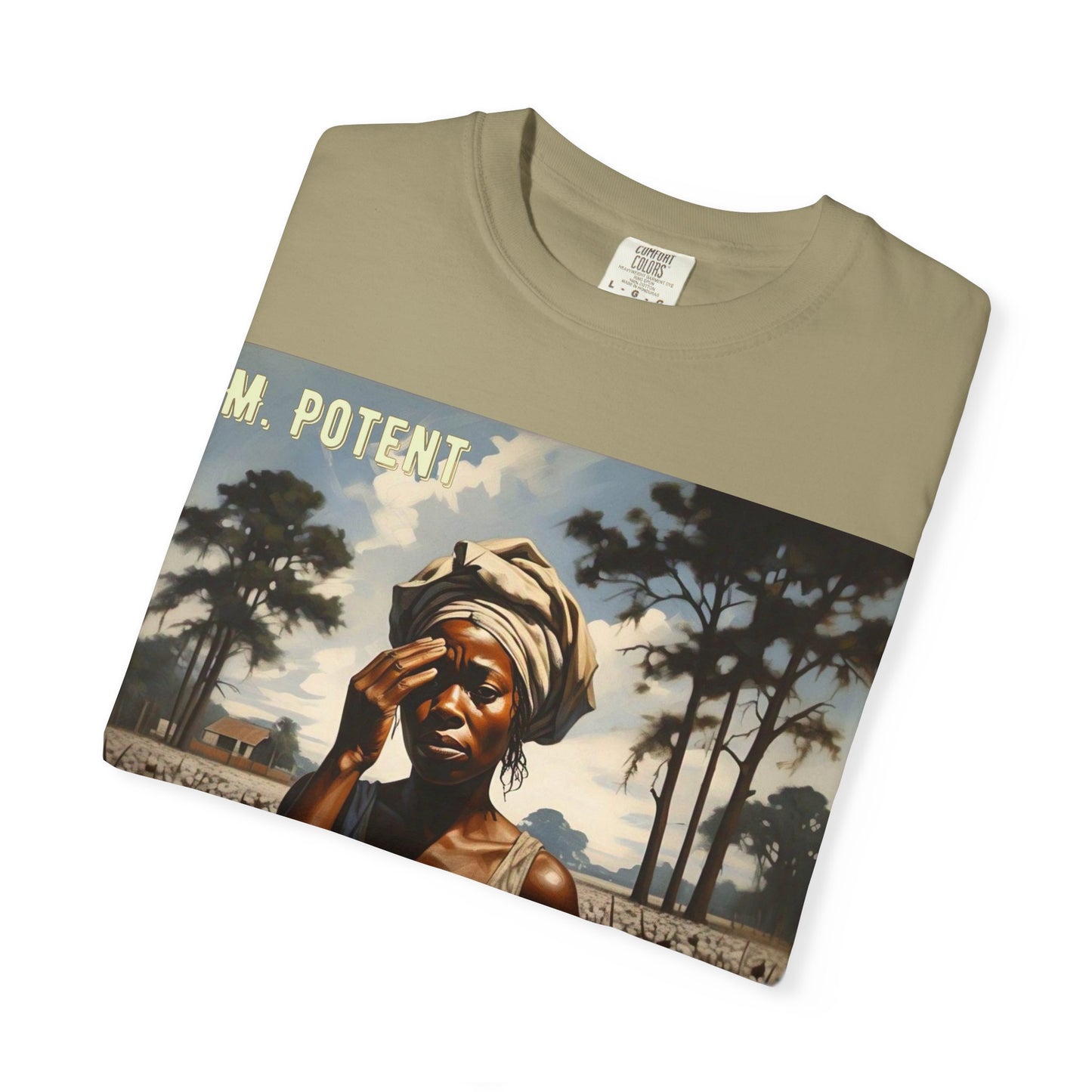 'Ezekiel Saw the Wheel' by M. Potent, Vintage-Inspired Unisex T-Shirt with Artistic Design, Casual Wear, Gift for Art Lovers, Music Events, Everyday Fashion