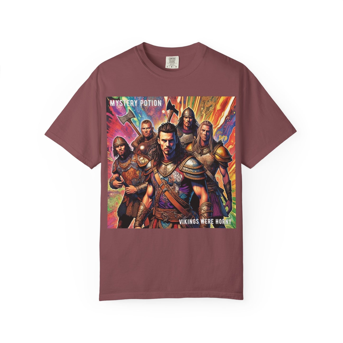 Viking-Themed Unisex T-Shirt, Adventure T-Shirt, Gaming Shirt, Mythology Tee, Fantasy Gift, Mystery Potion Shirt