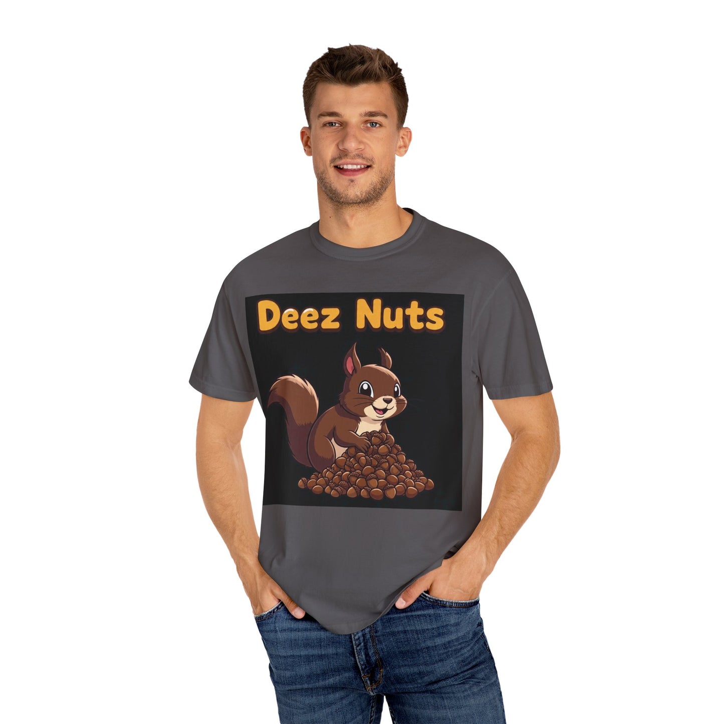 Funny Squirrel T-Shirt, Humor Tee for Friends, Gift for Nut Lovers, Quirky Apparel for Casual Outings, Perfect for Birthdays