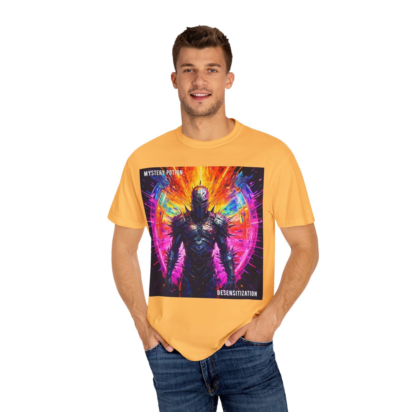 Desensitization by Mystery Potion T-Shirt, Psychedelic Graphic Tee, Unisex Streetwear, Gift for Gamers, Festival Outfit, Casual Style