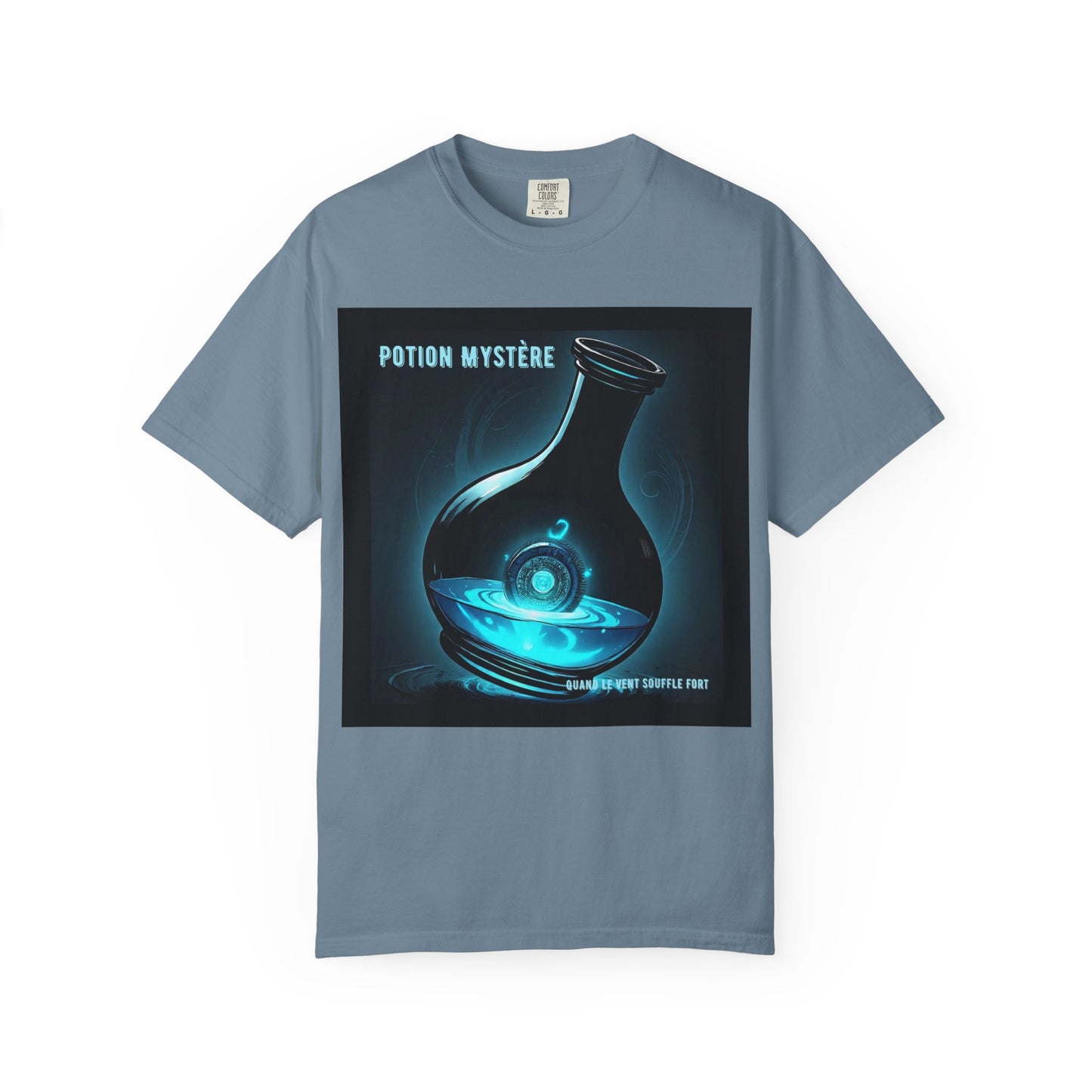 'Quand Le Vent Souffle Fort' par Potion Mystère, Mystery Potion T-Shirt, Unisex Graphic Tee, Magic Lab Shirt, Fantasy Apparel, Gift for Wizards and Witches