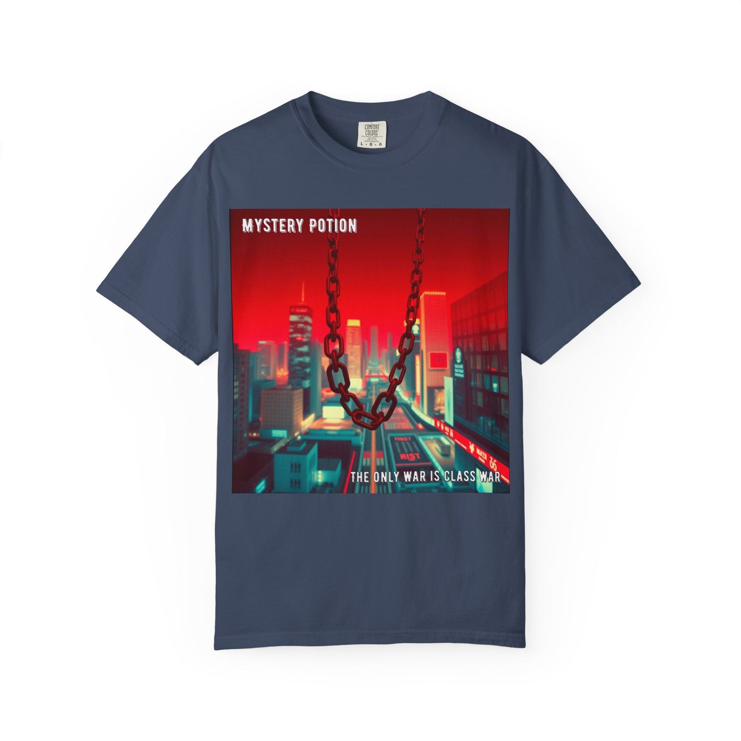 Mystery Potion Urban T-Shirt, Retro Graphic Tee, Unisex Streetwear, Casual Wear, Gift for Art Lovers, Music Festival Apparel
