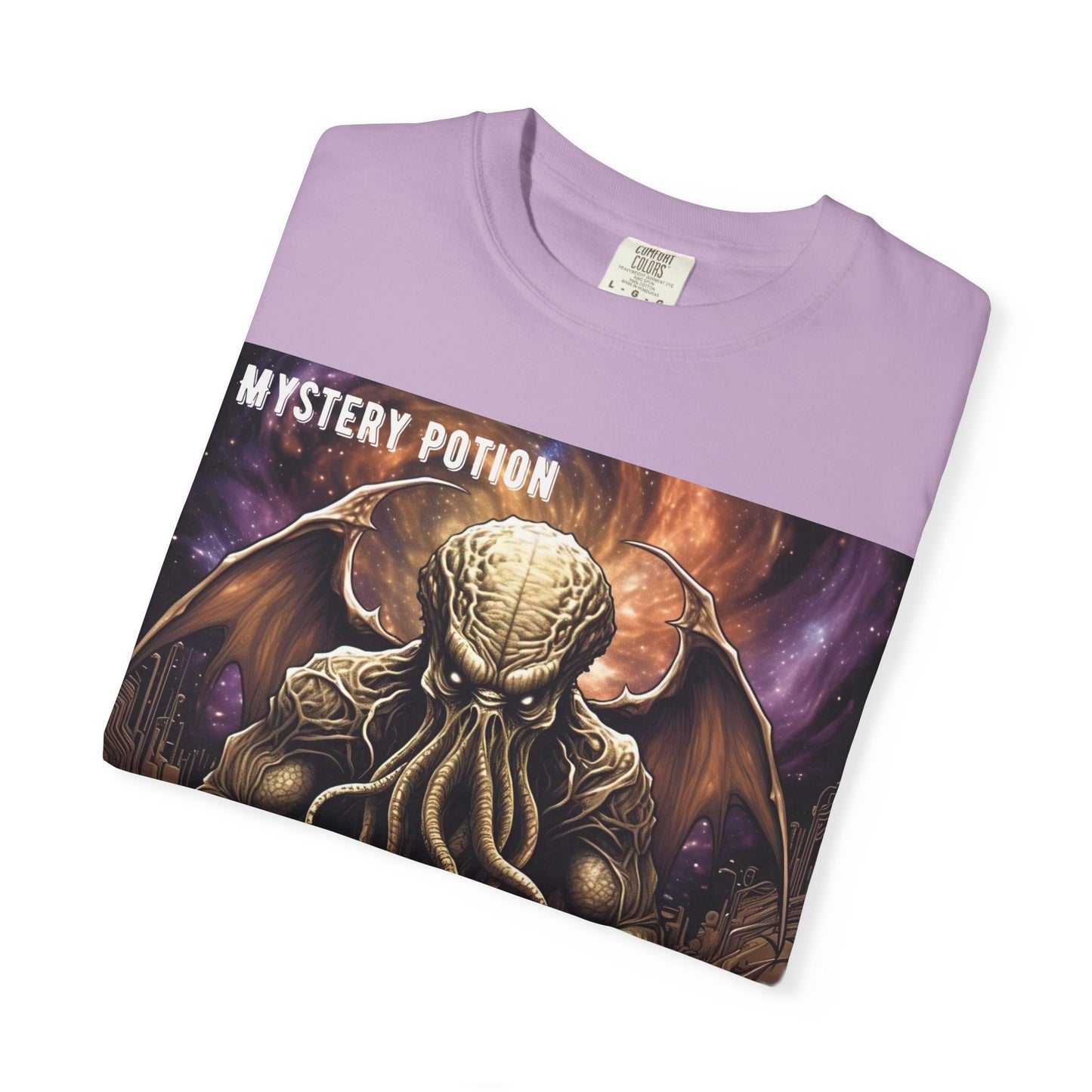Mystery Potion Unisex T-Shirt, Cthulhu Inspired Tee, Gothic Apparel, Witchy Clothing, Halloween Outfit, Fantasy Fan Gift
