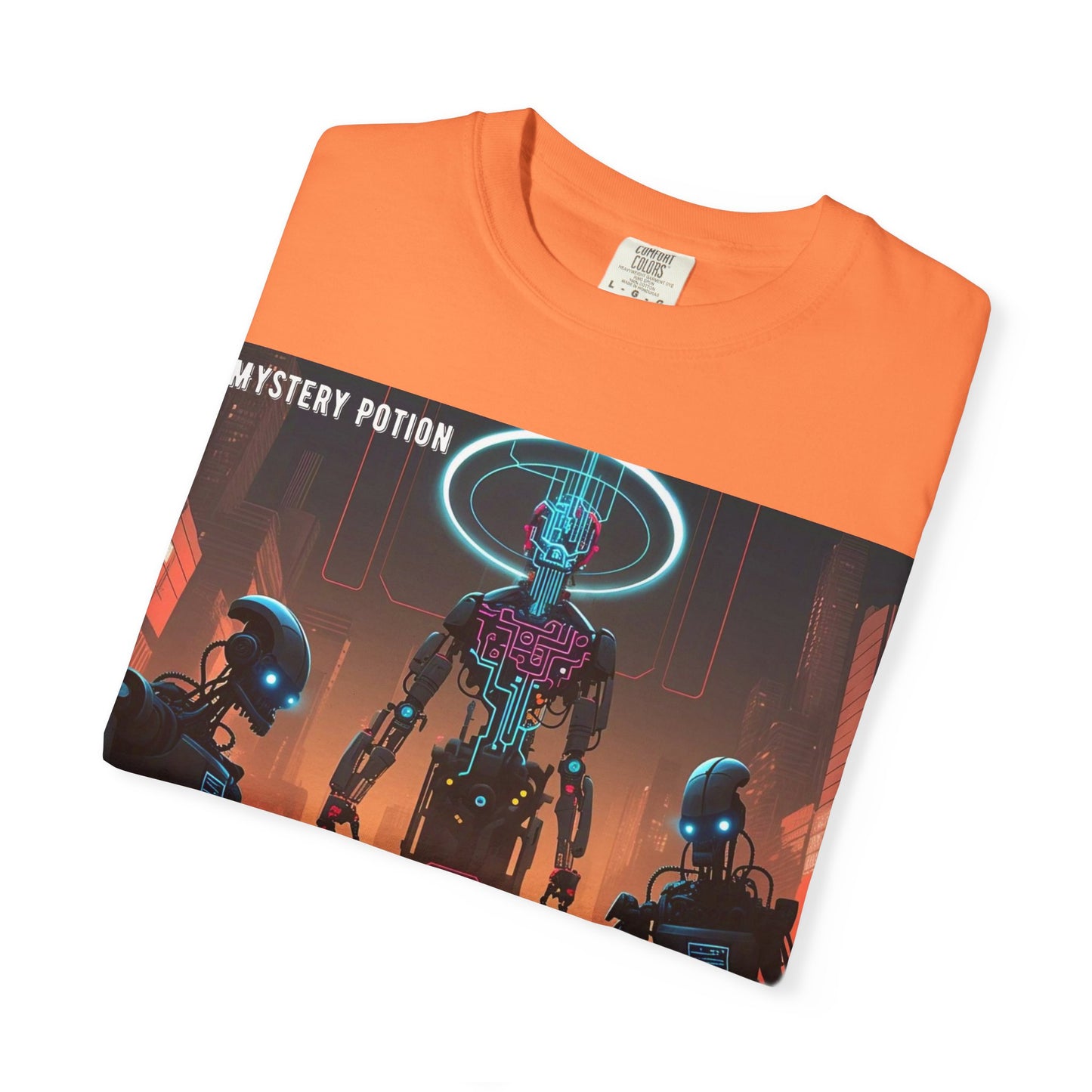 Retro Sci-Fi Graphic T-Shirt, Unisex Casual Tee, Cyberpunk Art Shirt, Gift for Nerds, Vintage Style Tee
