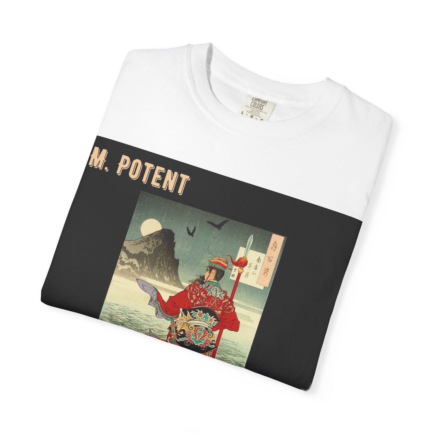 M. Potent Unisex Garment-Dyed T-Shirt, Casual Tee, Graphic Shirt, Streetwear Fashion, Gift for Music Lovers, Unique Style